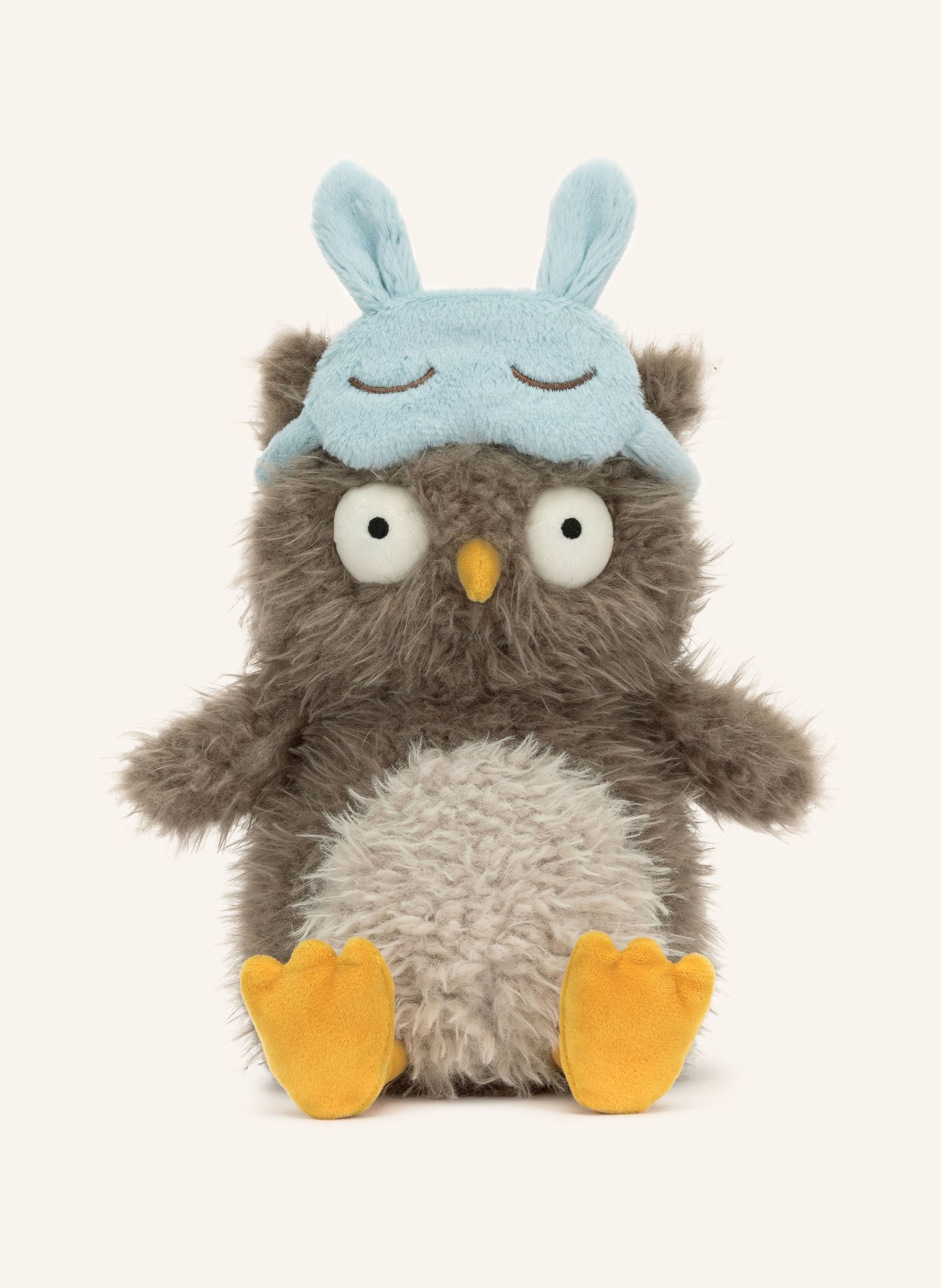 Jellycat Eule-Kuscheltier AUDREY HOOTSOFTLY: BEIGE / BRAUN / HELLBLAU