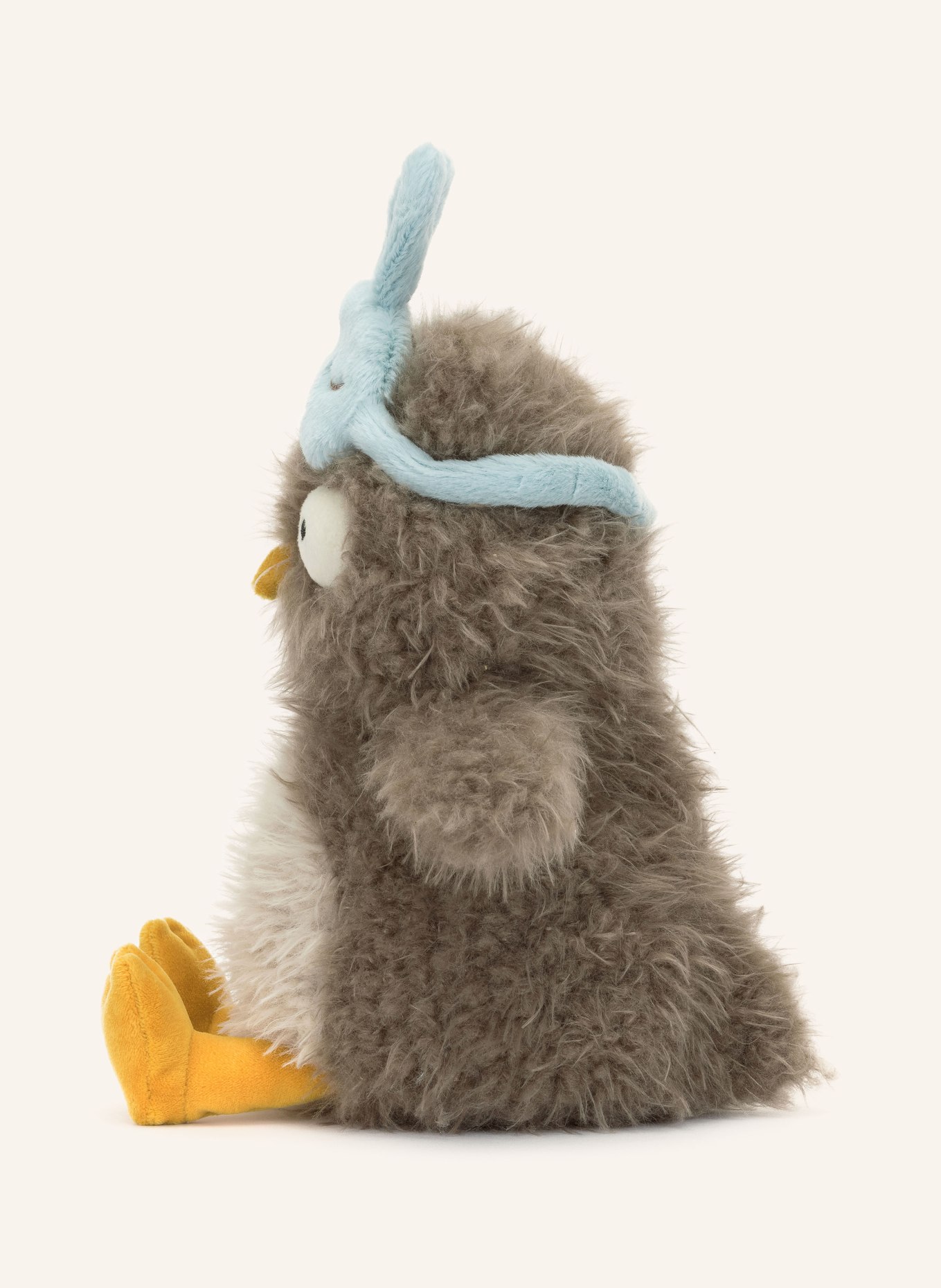 Jellycat Eule-Kuscheltier AUDREY HOOTSOFTLY: BEIGE / BRAUN / HELLBLAU