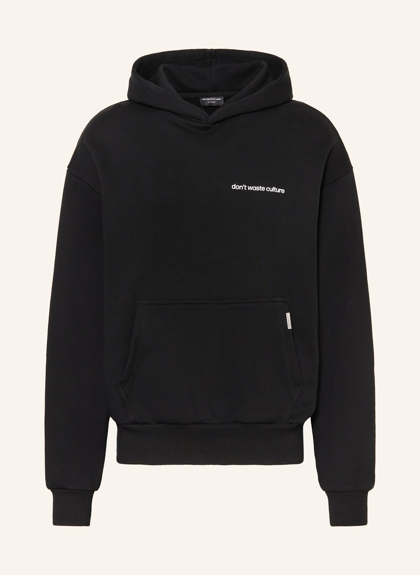 don't waste culture Oversized-Hoodie DYLAN: SCHWARZ