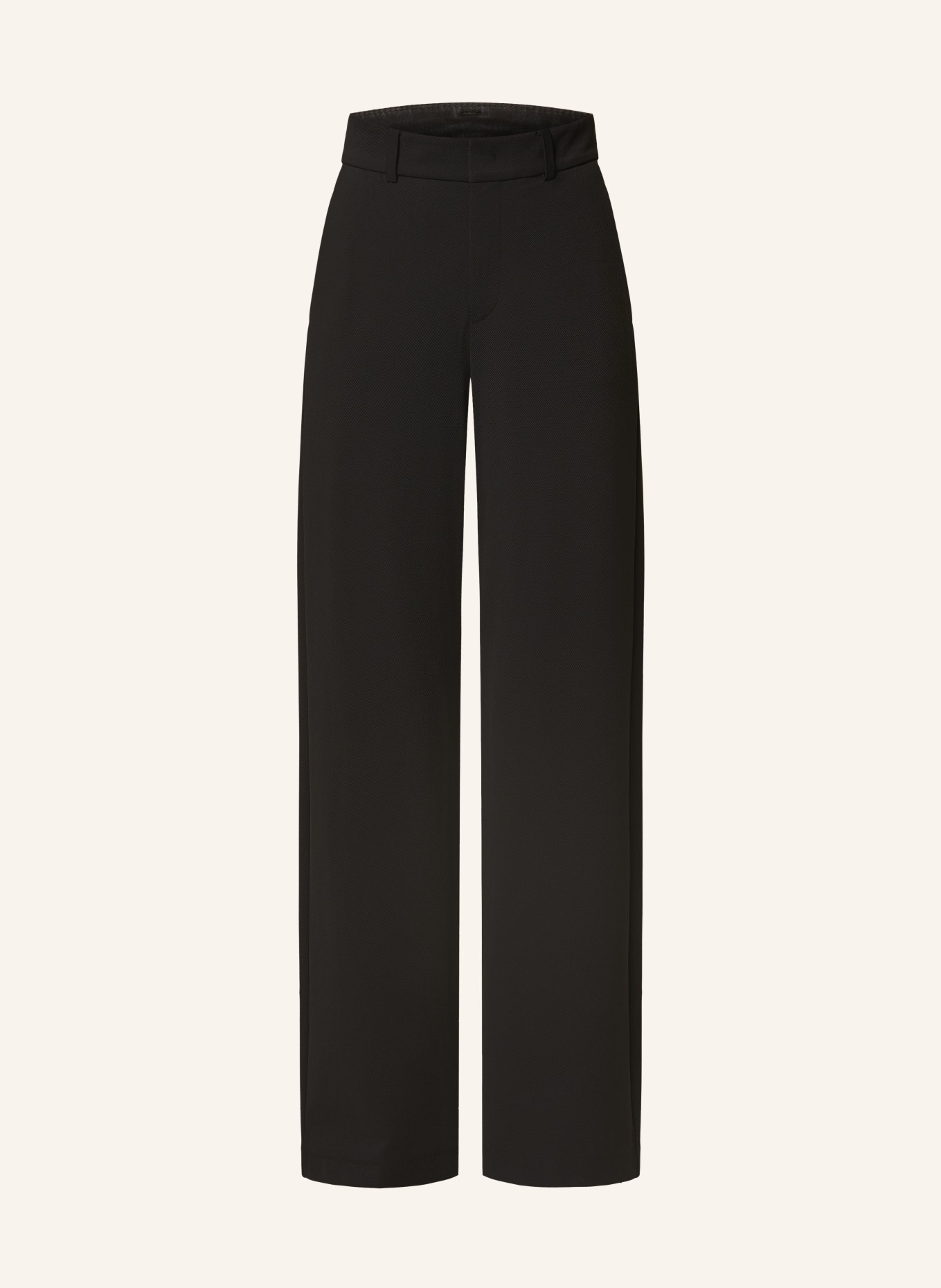 VANILIA Wide leg trousers, Color: BLACK (Image 1)