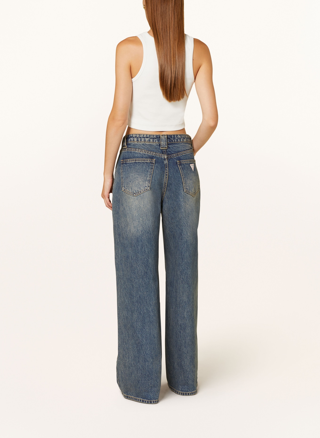 GUESS JEANS Straight jeans: GOVV GO LT VINTAGE TIN