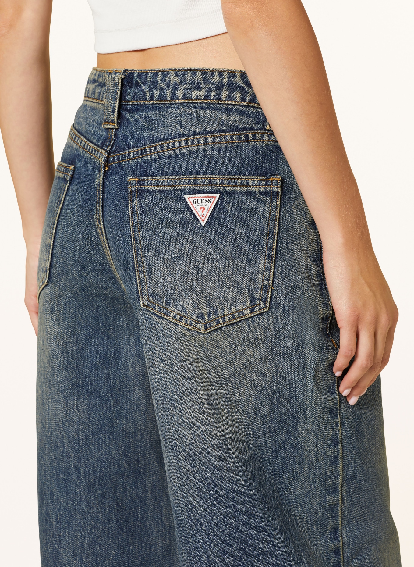 GUESS JEANS Straight jeans: GOVV GO LT VINTAGE TIN