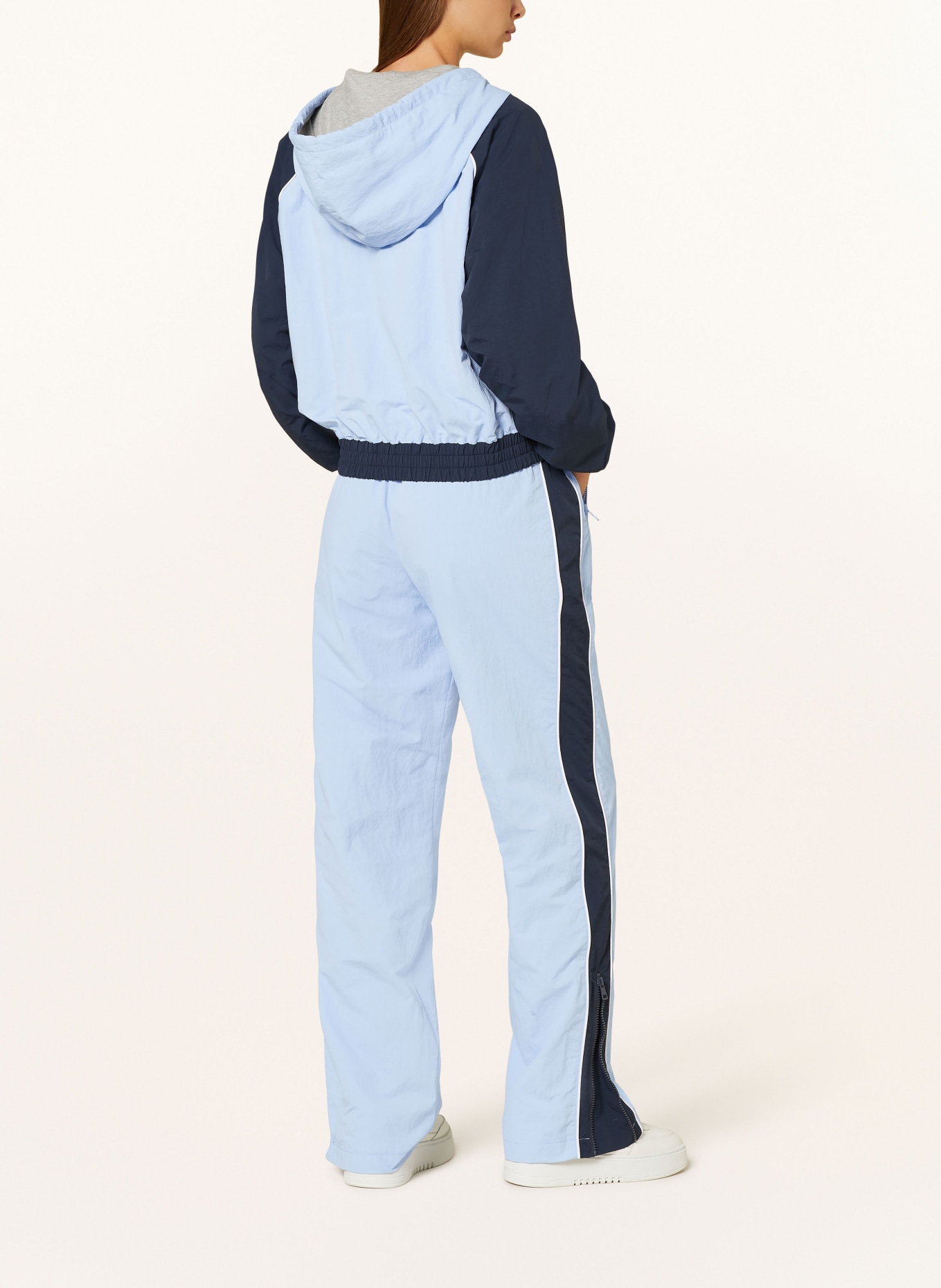 GUESS JEANS Trainingsjacke: HELLBLAU / DUNKELBLAU