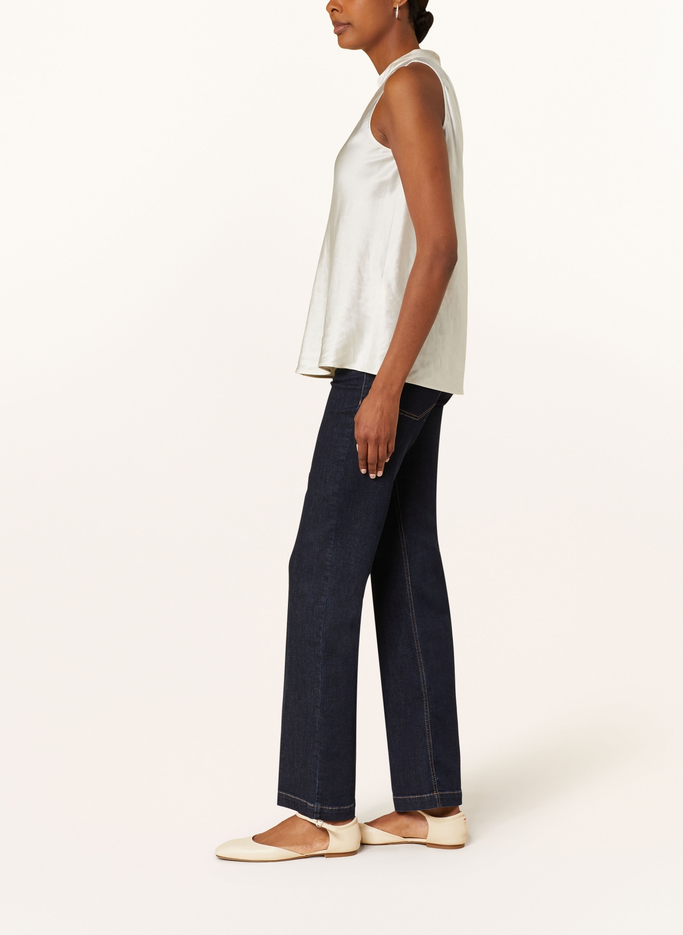 CAMBIO Flared jeans TESSA: DARK BLUE