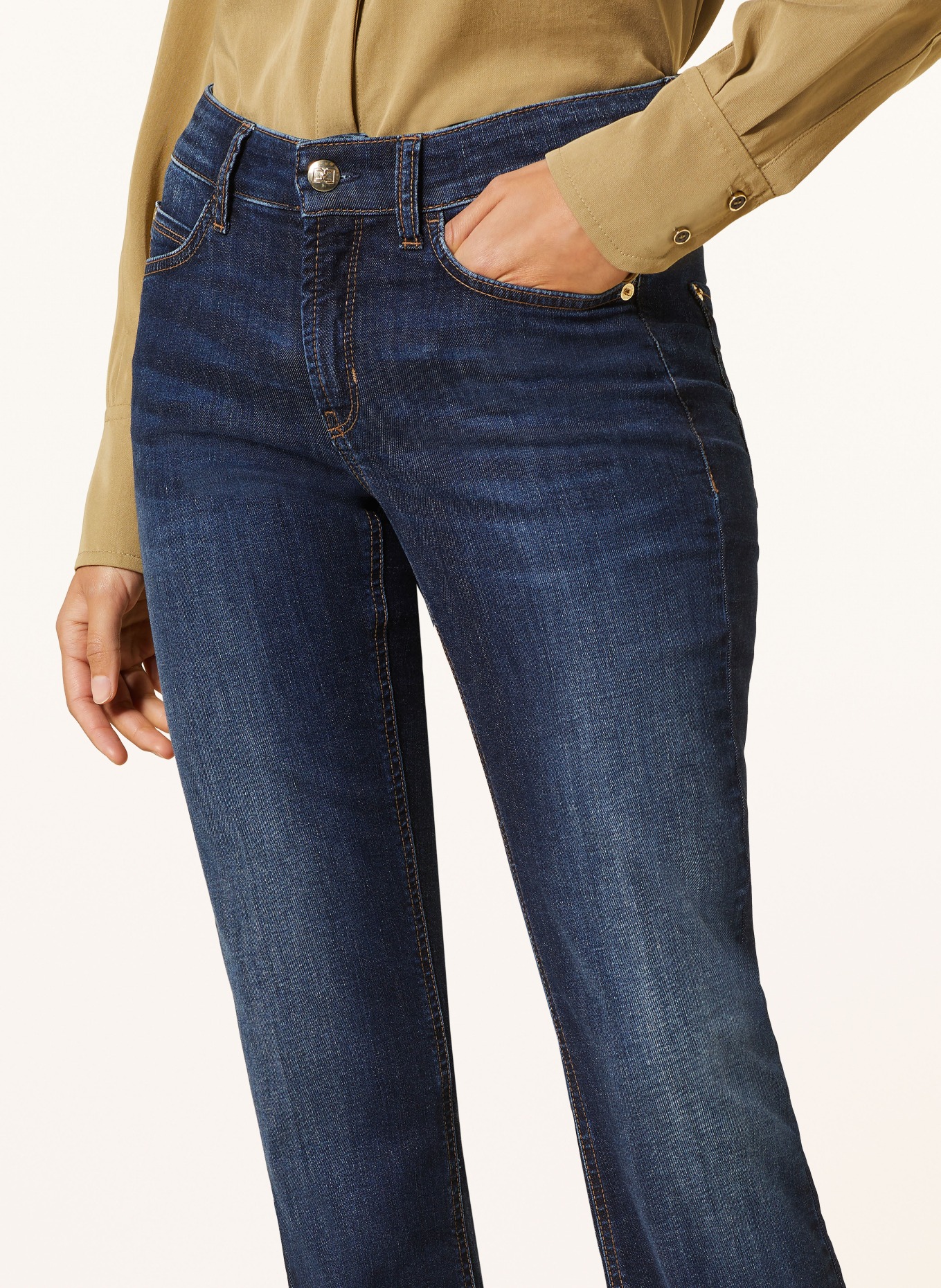 CAMBIO Flared jeans PARIS: 5103 dark used wash