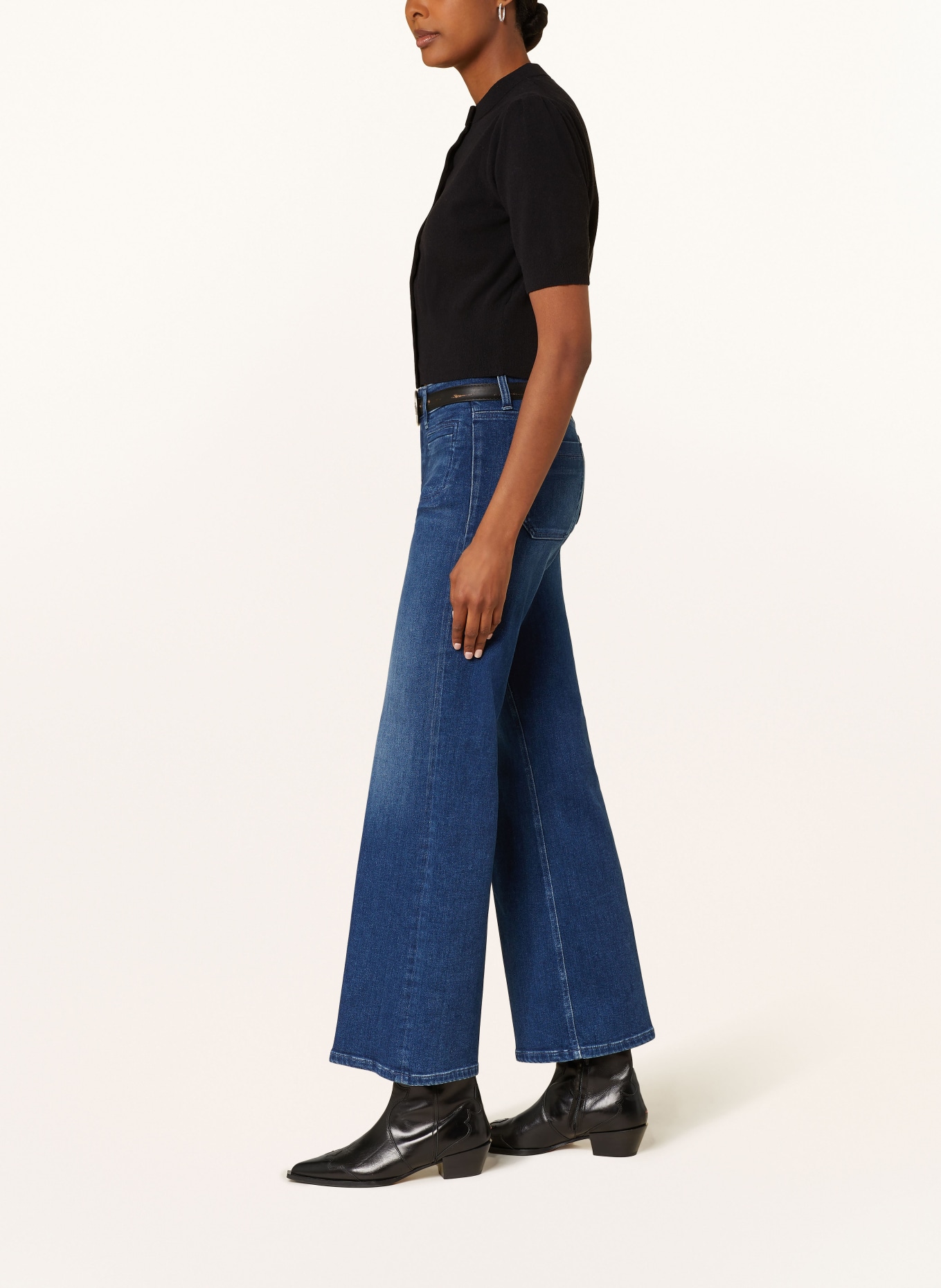 CAMBIO Flared Jeans TESS: BLAU