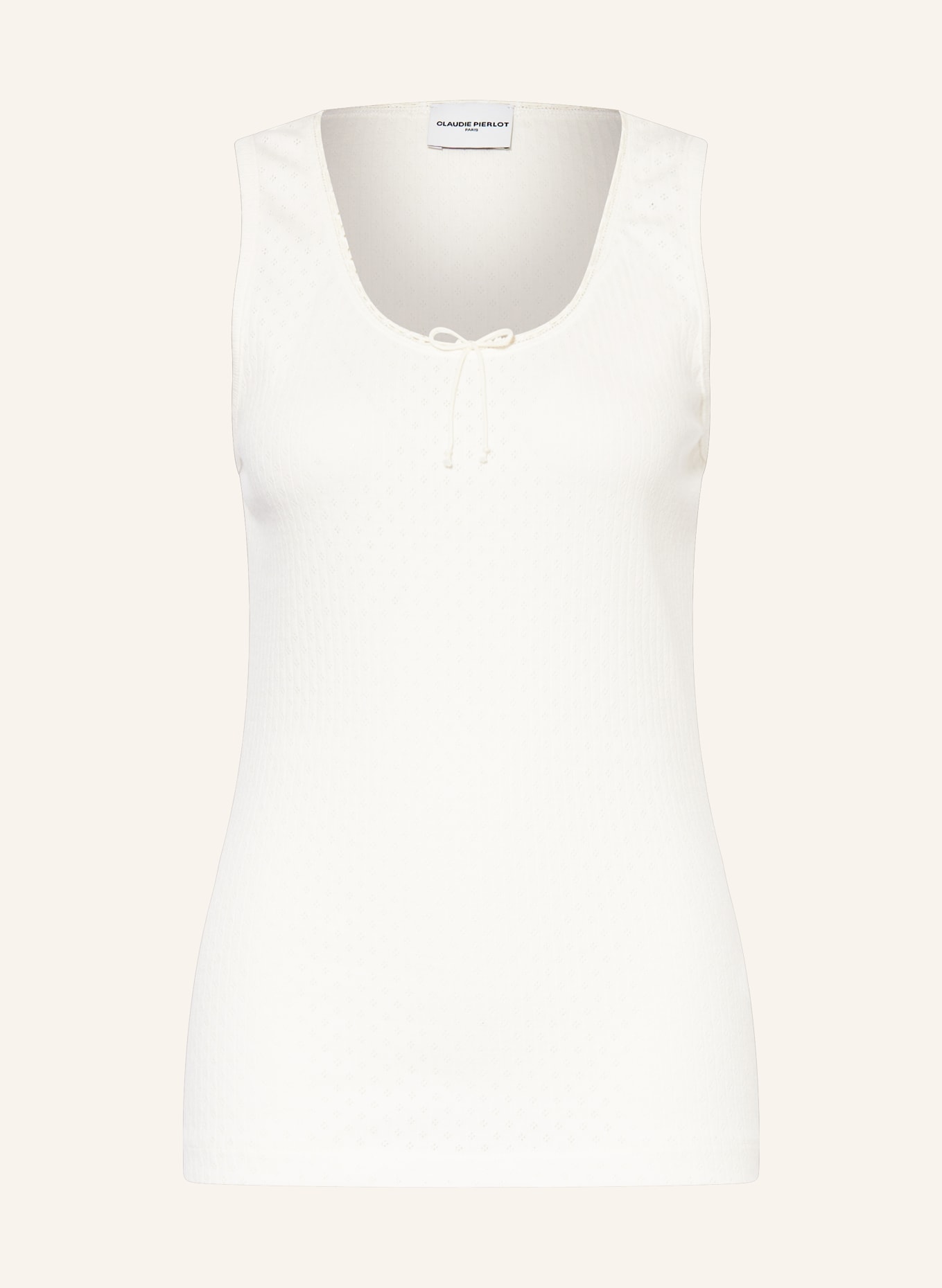 CLAUDIE PIERLOT Top, Farbe: ECRU (Bild 1)