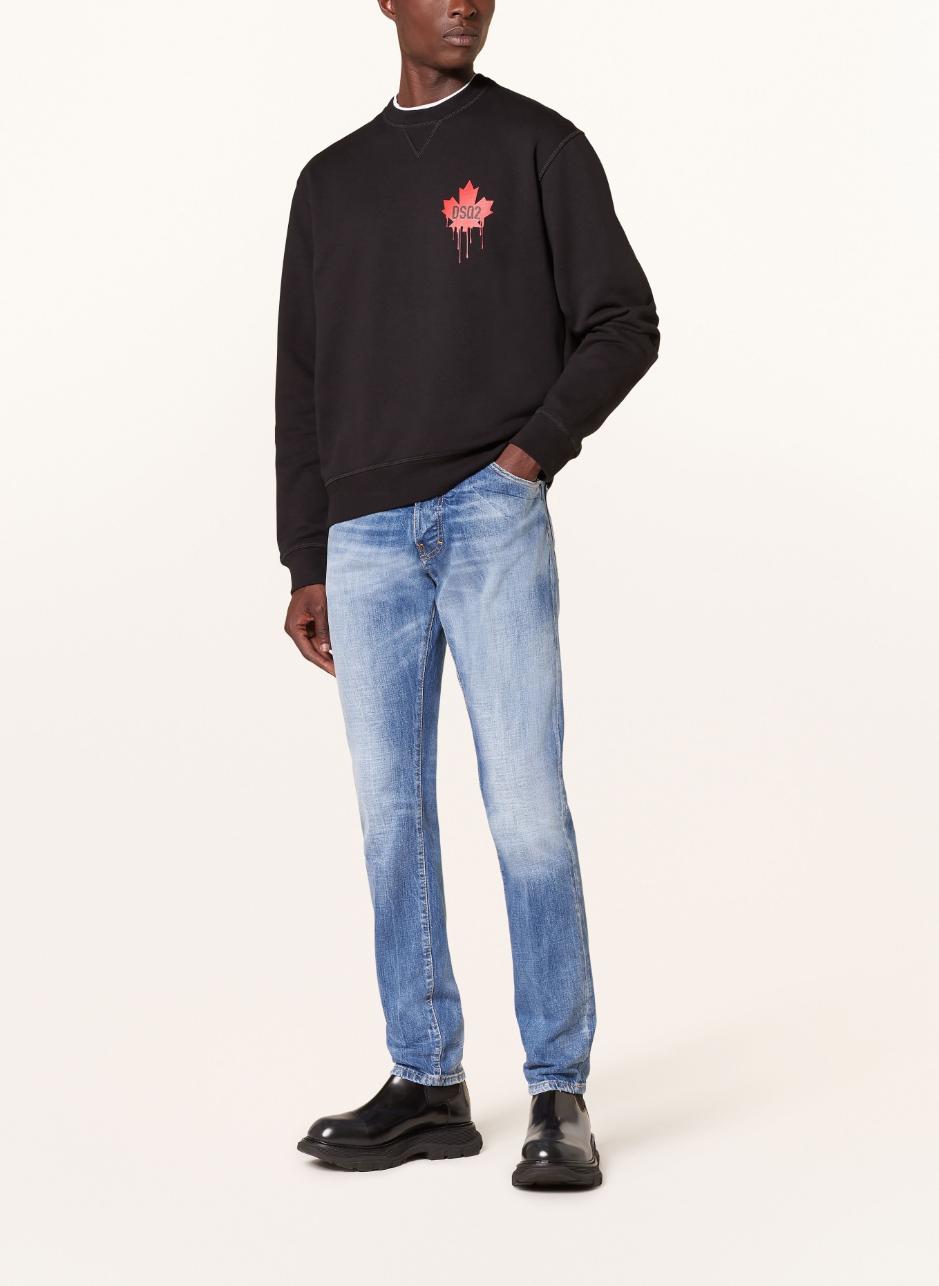 DSQUARED2 Jeans extra slim fit, Color: 470 NAVY BLUE (Image 2)