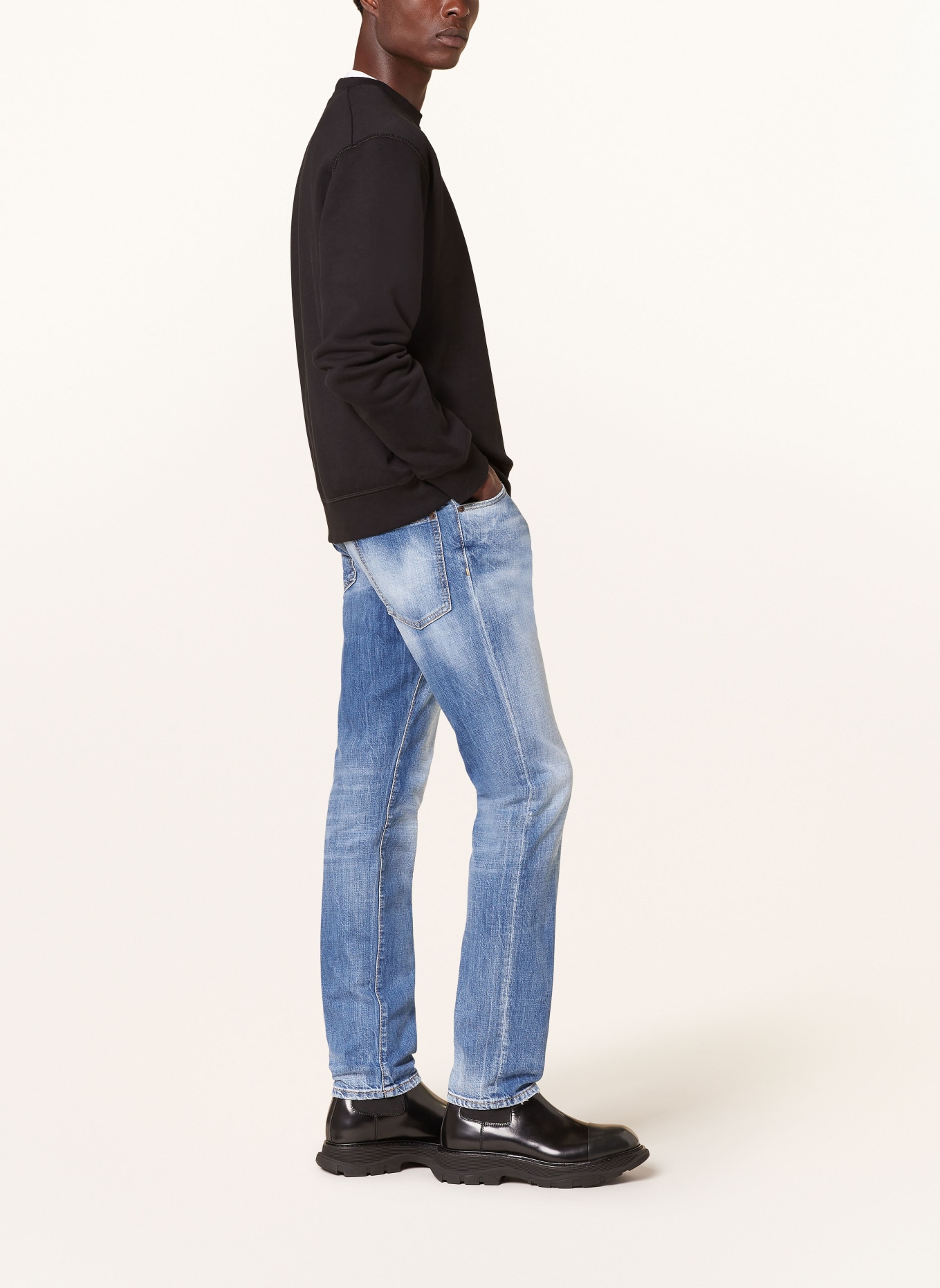 DSQUARED2 Jeans extra slim fit, Color: 470 NAVY BLUE (Image 4)