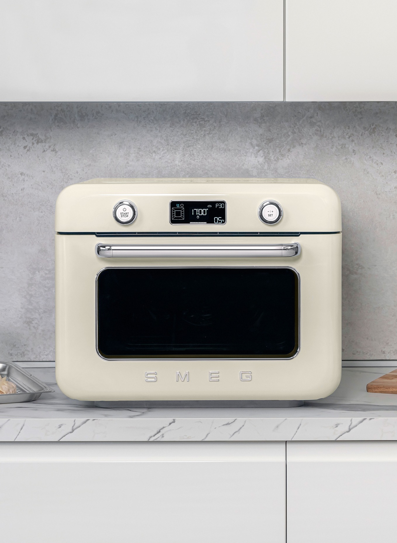 SMEG Kombi-Tisch-Backofen COF01, Farbe: CREME (Bild 7)