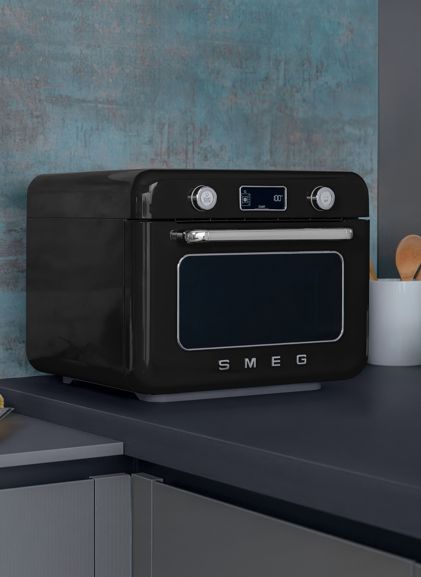 SMEG Kombi-Tisch-Backofen COF01, Farbe: SCHWARZ (Bild 7)