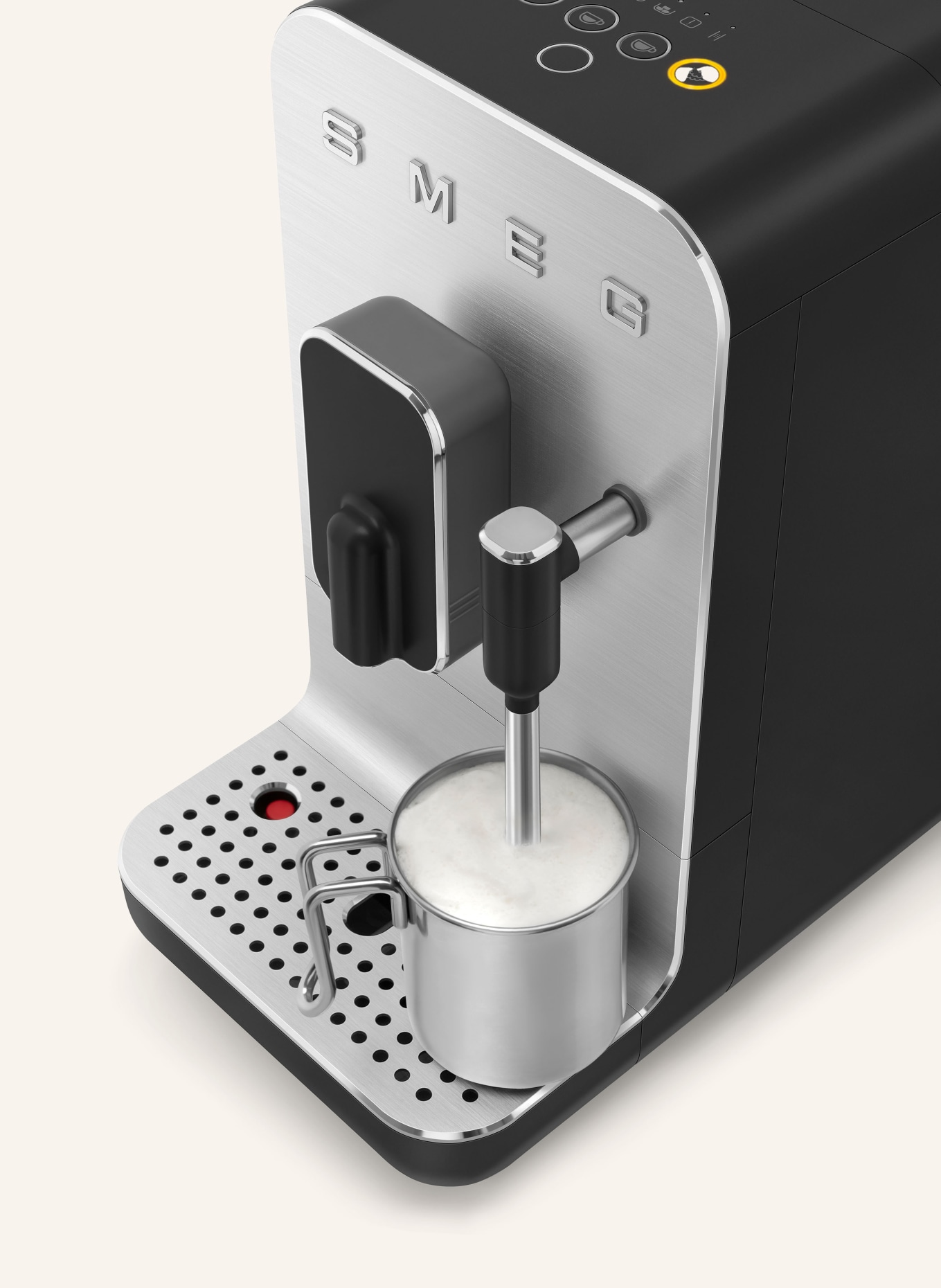 SMEG Volautomatische koffiemachine BCC12: ZWART / ZILVER