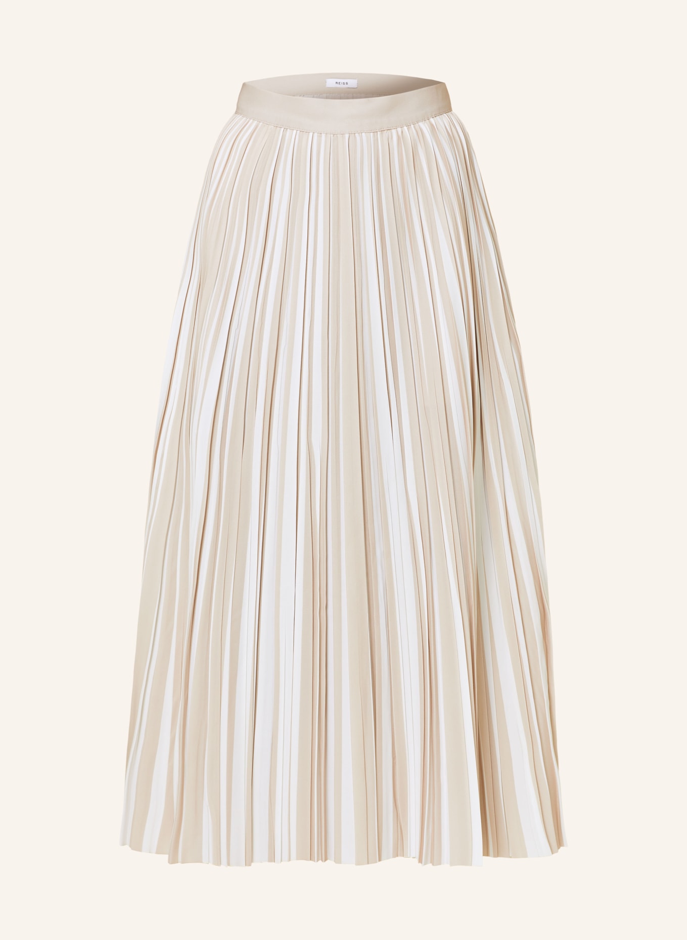 White pleated skirt reiss hotsell