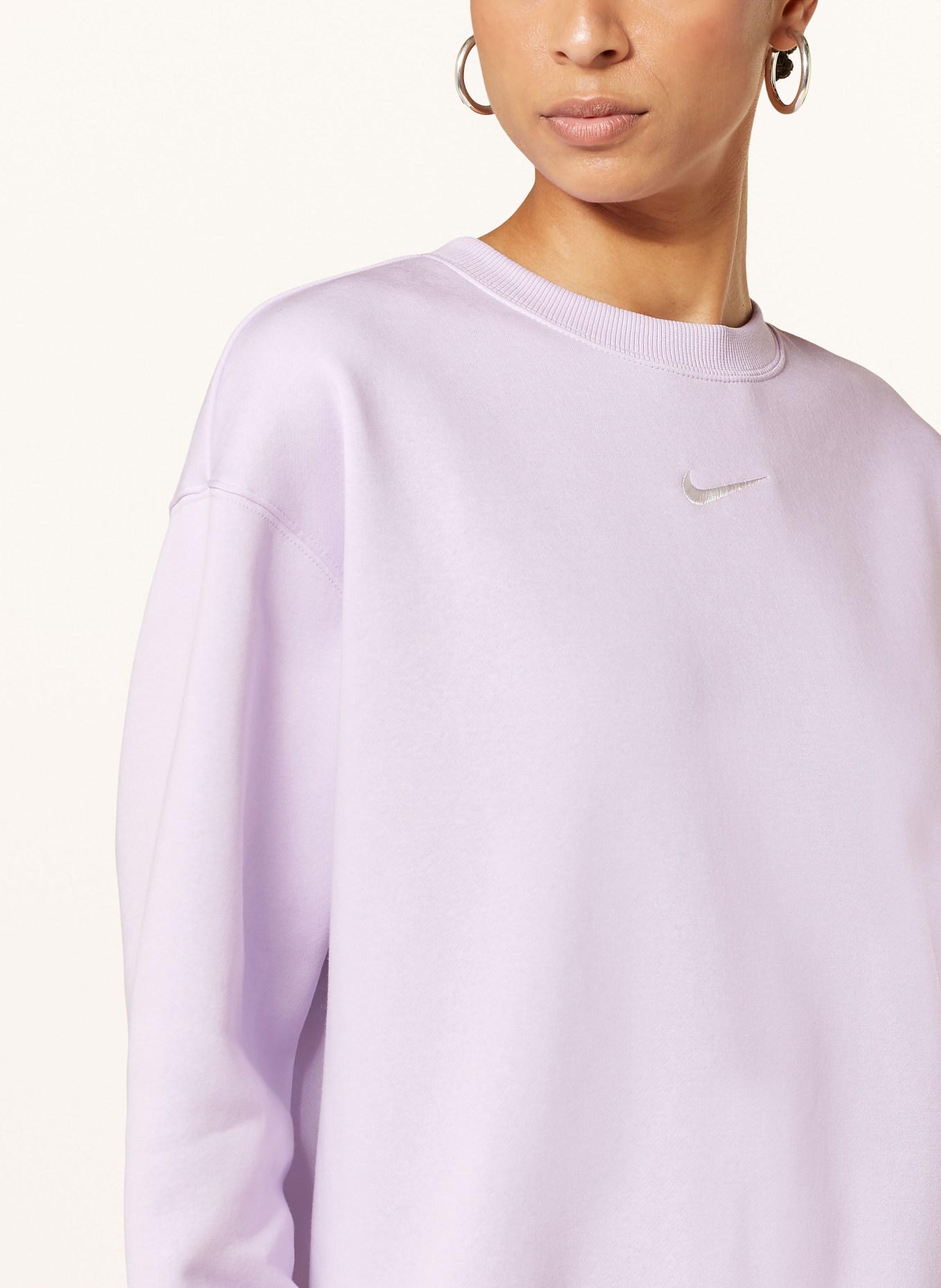 Light purple nike sweater hotsell