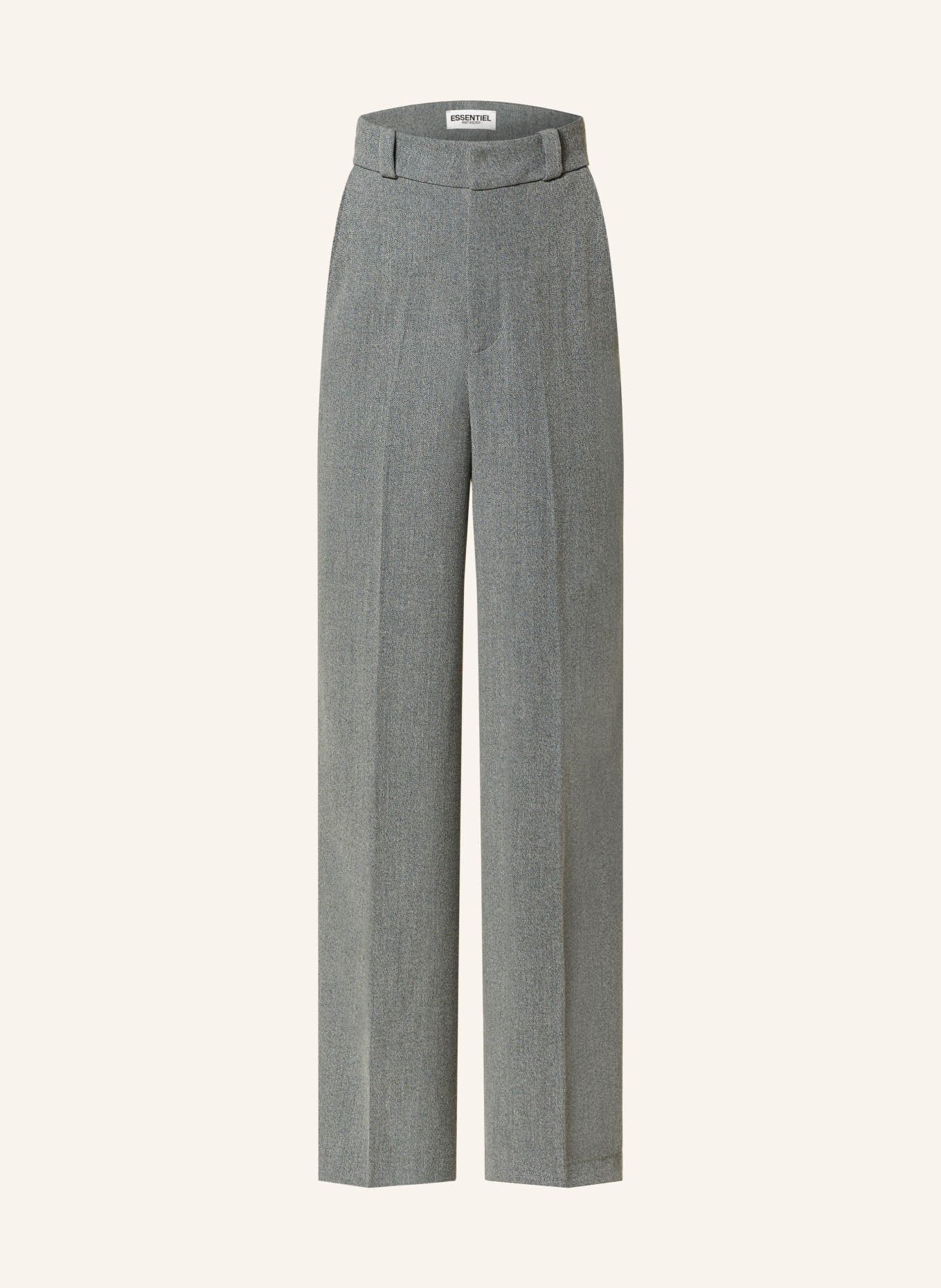 ESSENTIEL ANTWERP Wide leg trousers GHOUL, Color: GRAY (Image 1)