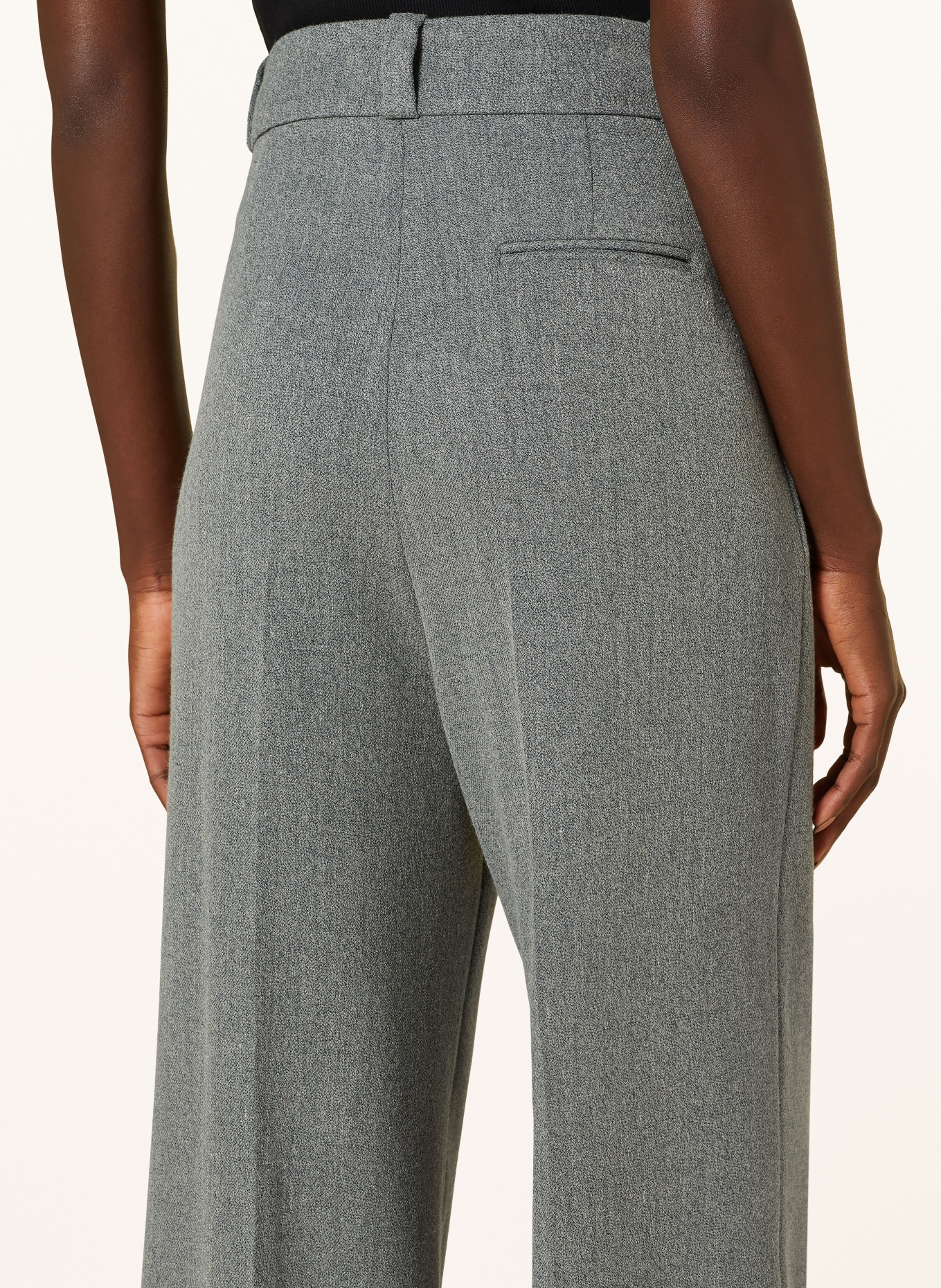 ESSENTIEL ANTWERP Wide leg trousers GHOUL, Color: GRAY (Image 5)
