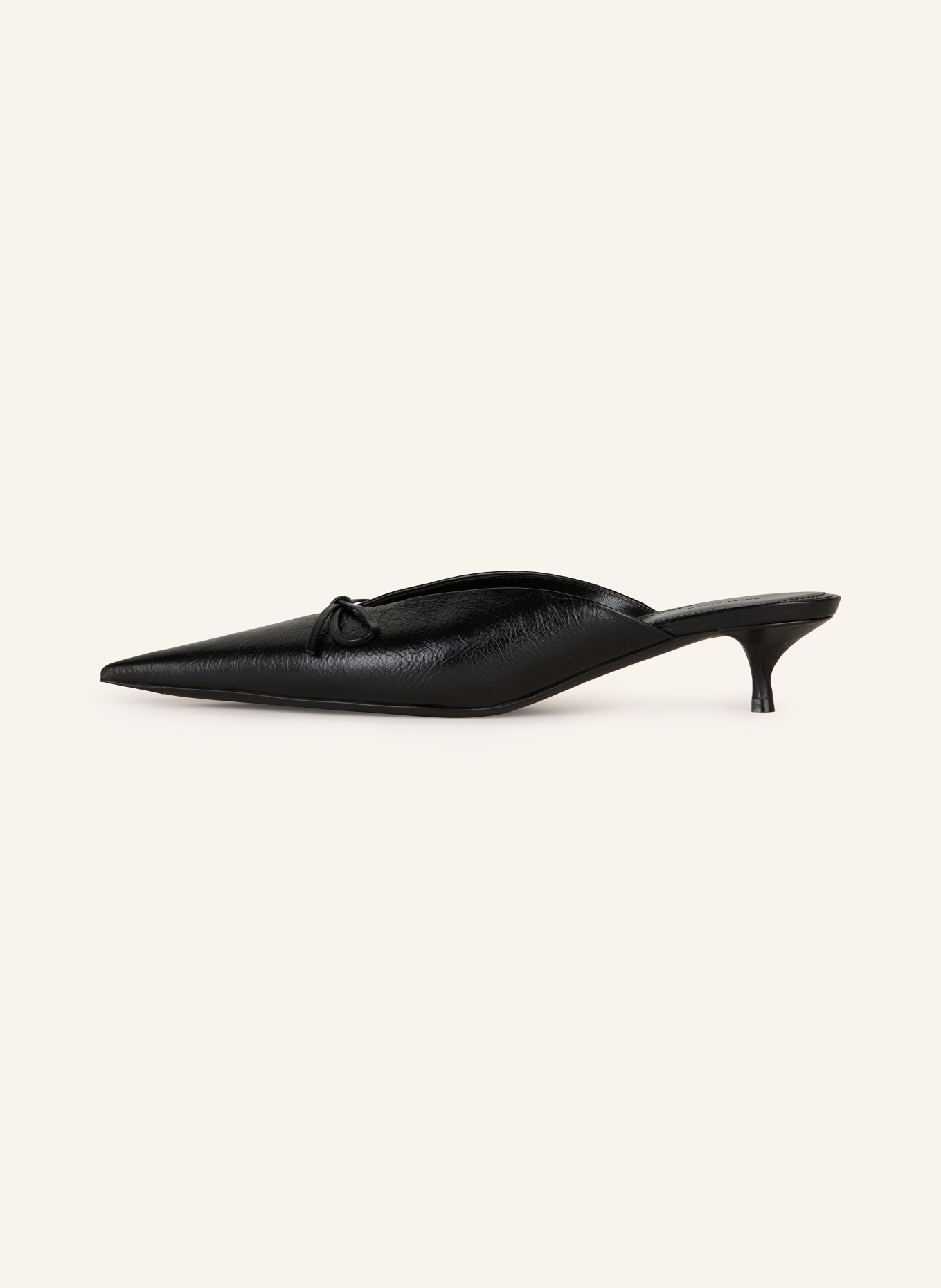 BALENCIAGA Mules KNIFE BOW: SCHWARZ