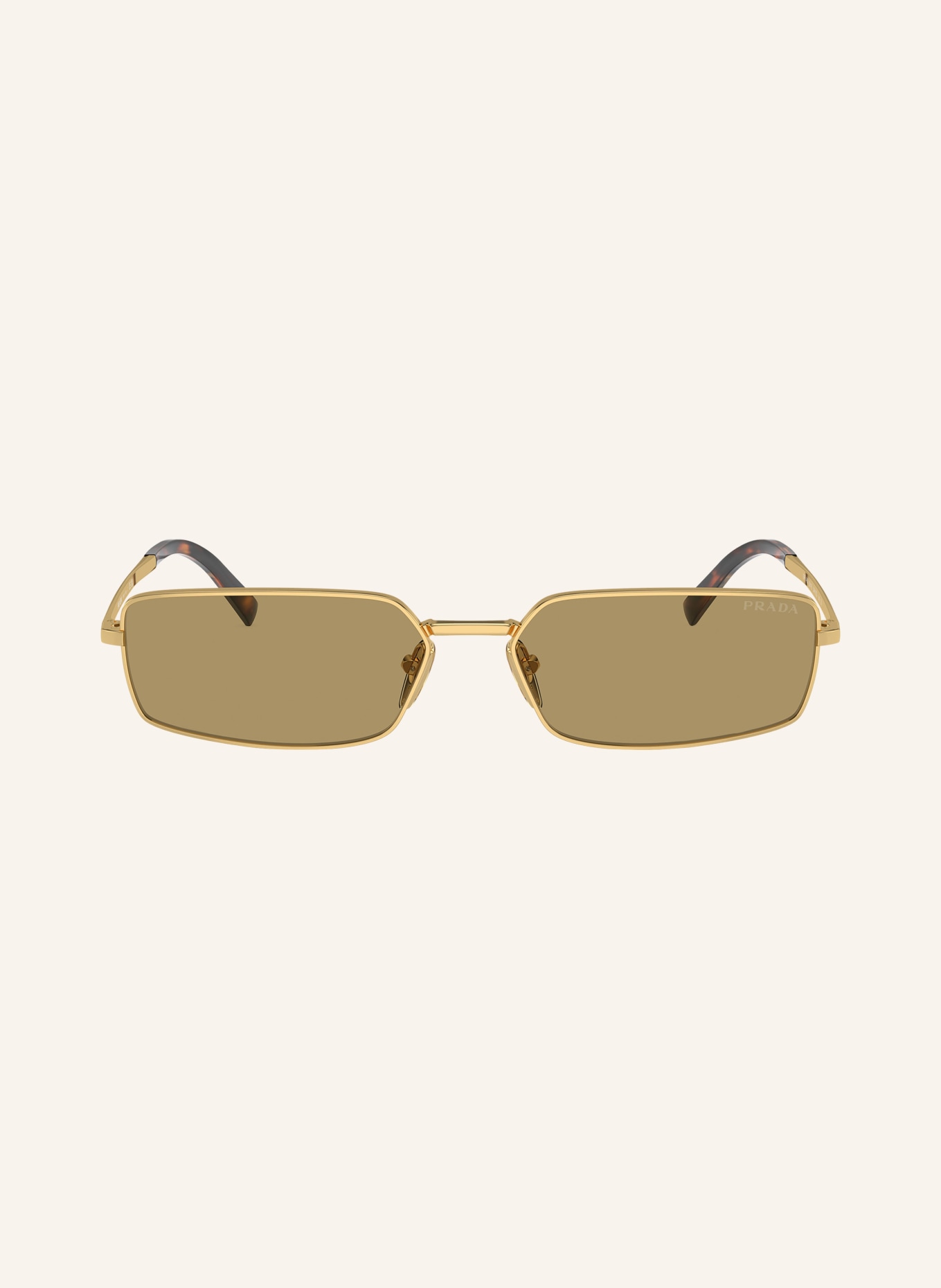 PRADA Sonnenbrille PR A60S: 5AK70G - GOLD/ GRÜN