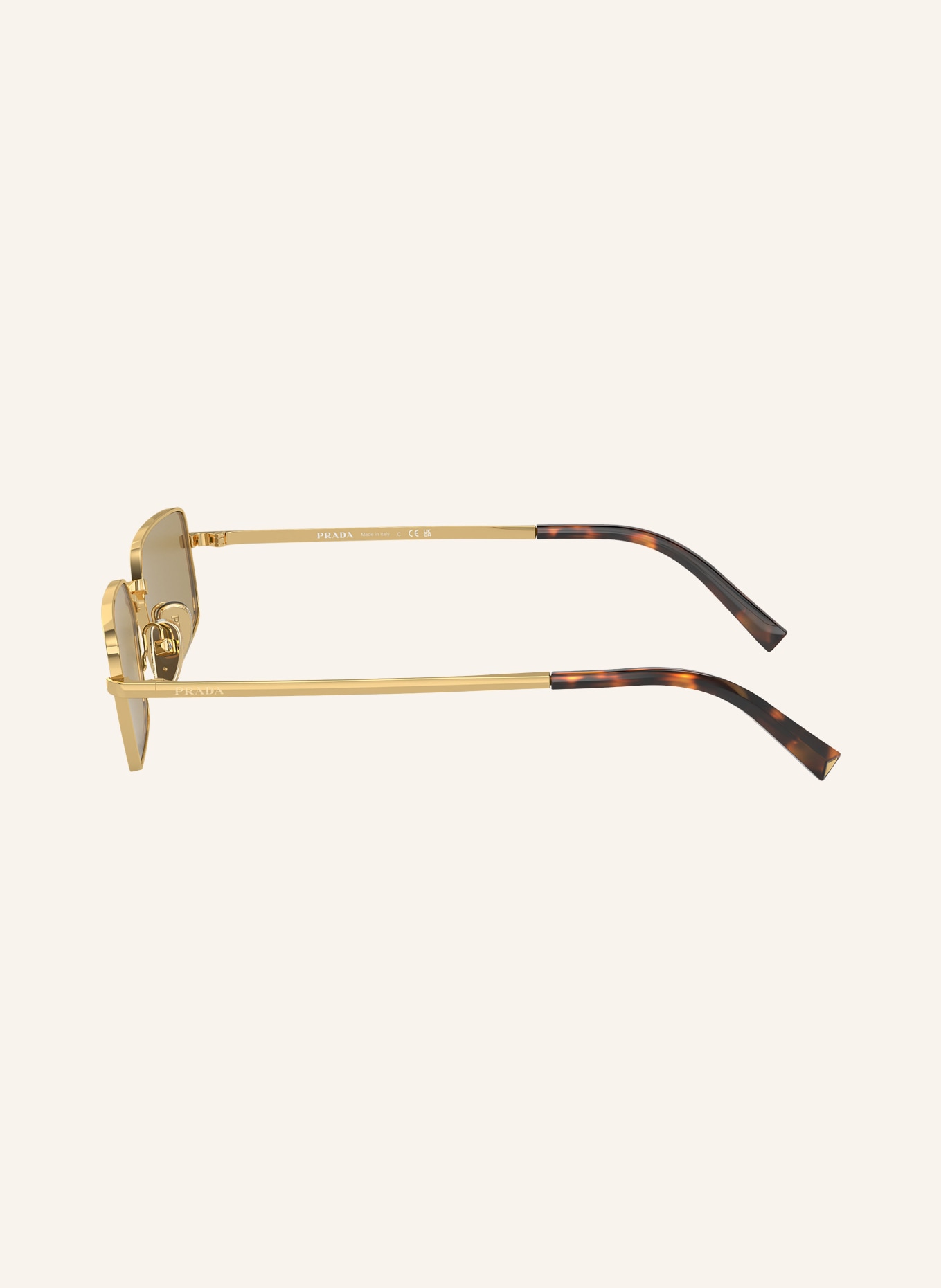 PRADA Sonnenbrille PR A60S: 5AK70G - GOLD/ GRÜN