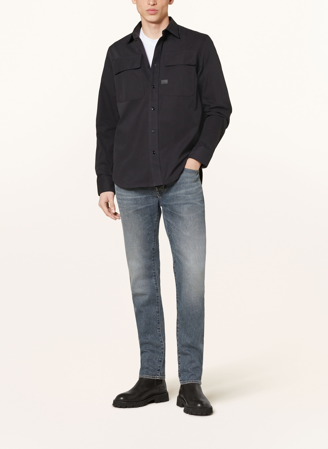 G-Star Overshirt: SCHWARZ
