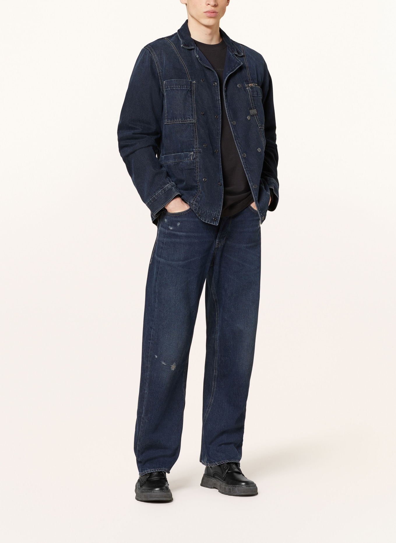 G-Star Destroyed Jeans BEND 3D LOOSE relaxed fit, Color: Zara jeans premium collection джинсы (Image 2)