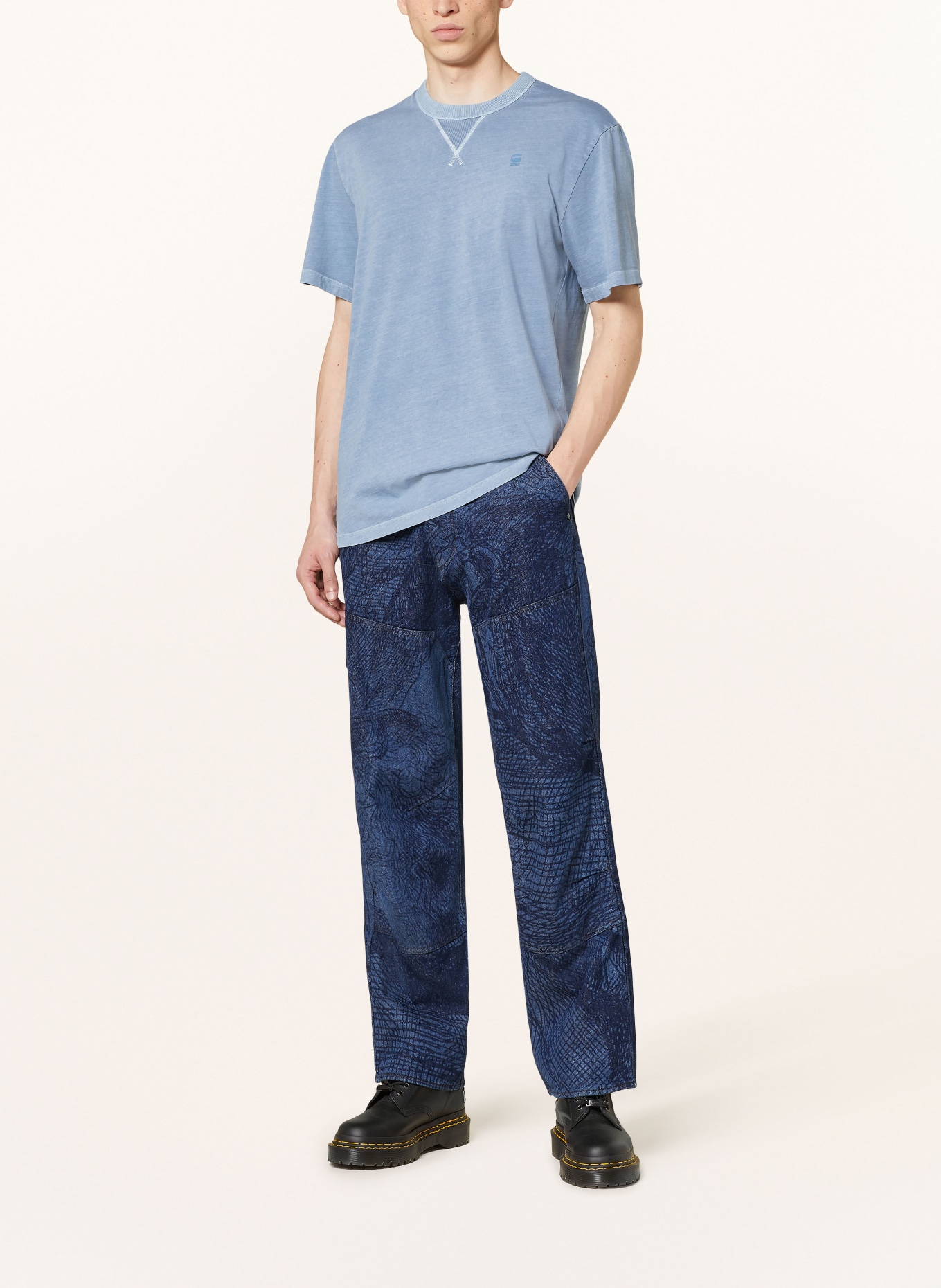 G-Star T-Shirt NIFOUS: BLAUGRAU
