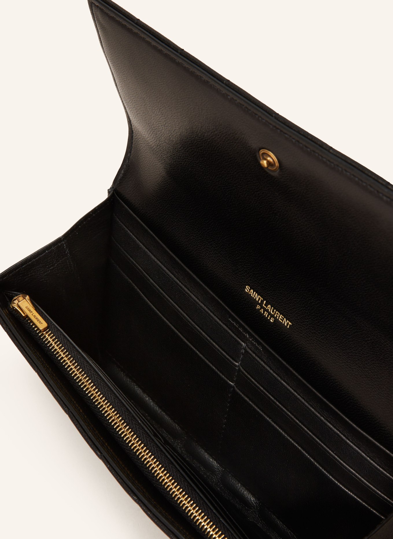 Saint laurent flap wallet outlet