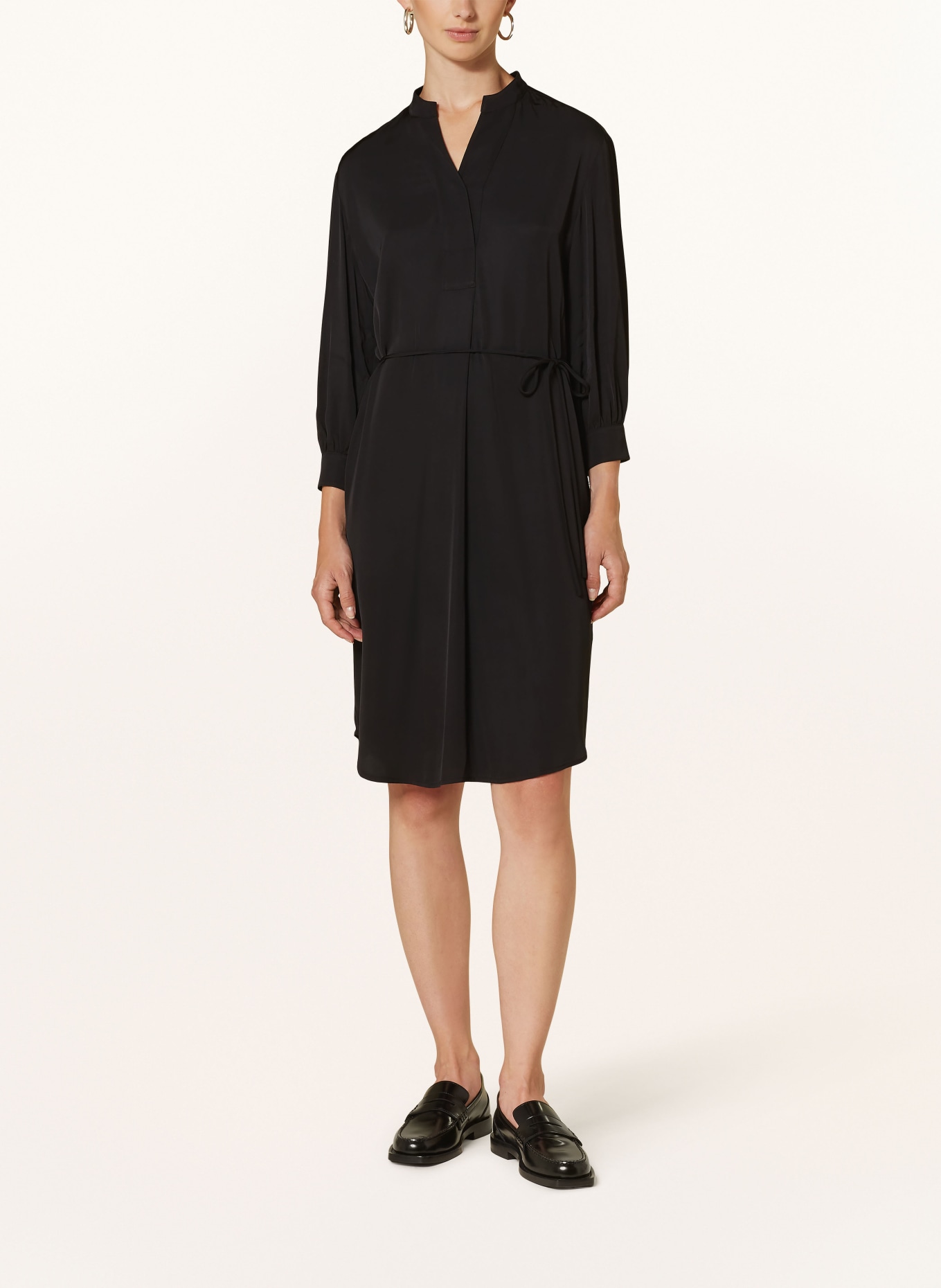 Marc O'Polo Kleid mit 3/4-Arm: SCHWARZ