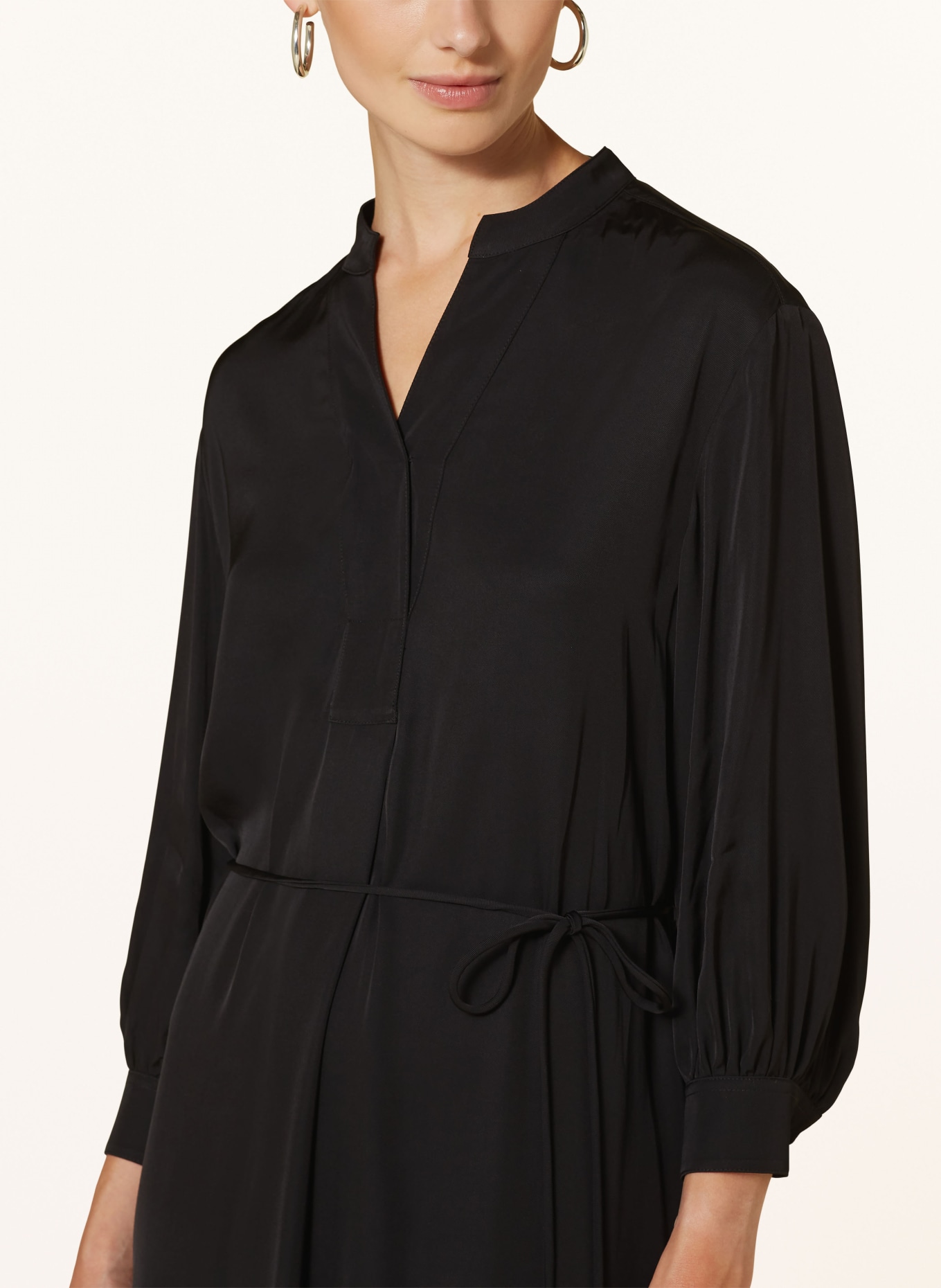 Marc O'Polo Kleid mit 3/4-Arm: SCHWARZ