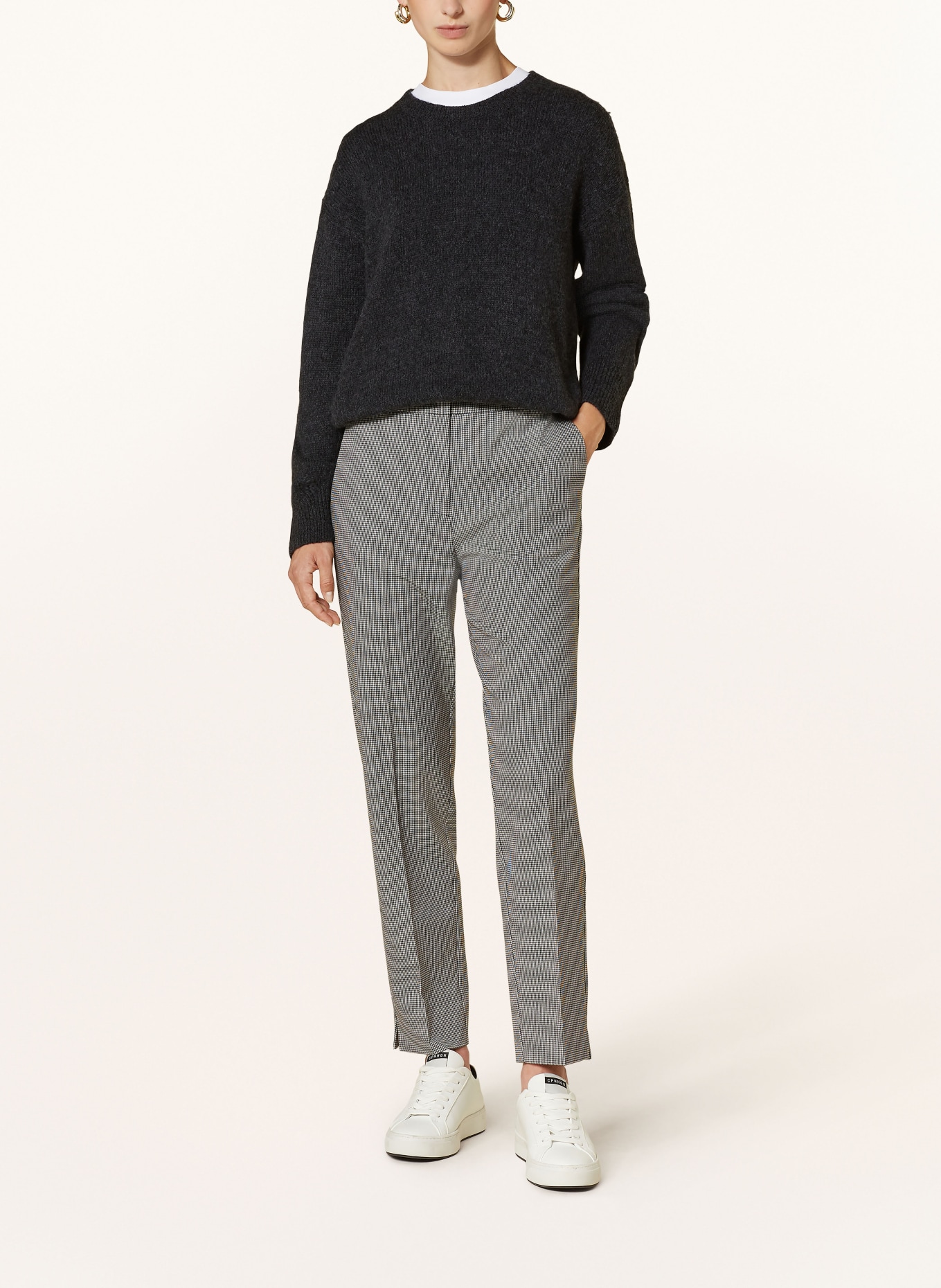 Marc O'Polo Trousers, Color: BLACK/ WHITE (Image 2)