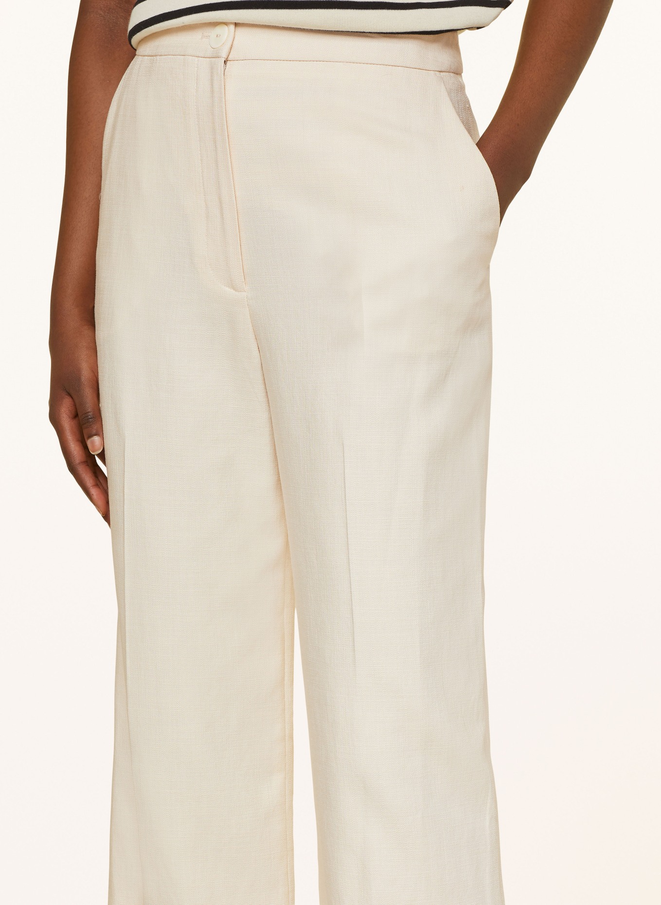 CLAUDIE PIERLOT Marlenehose, Farbe: CREME (Bild 5)