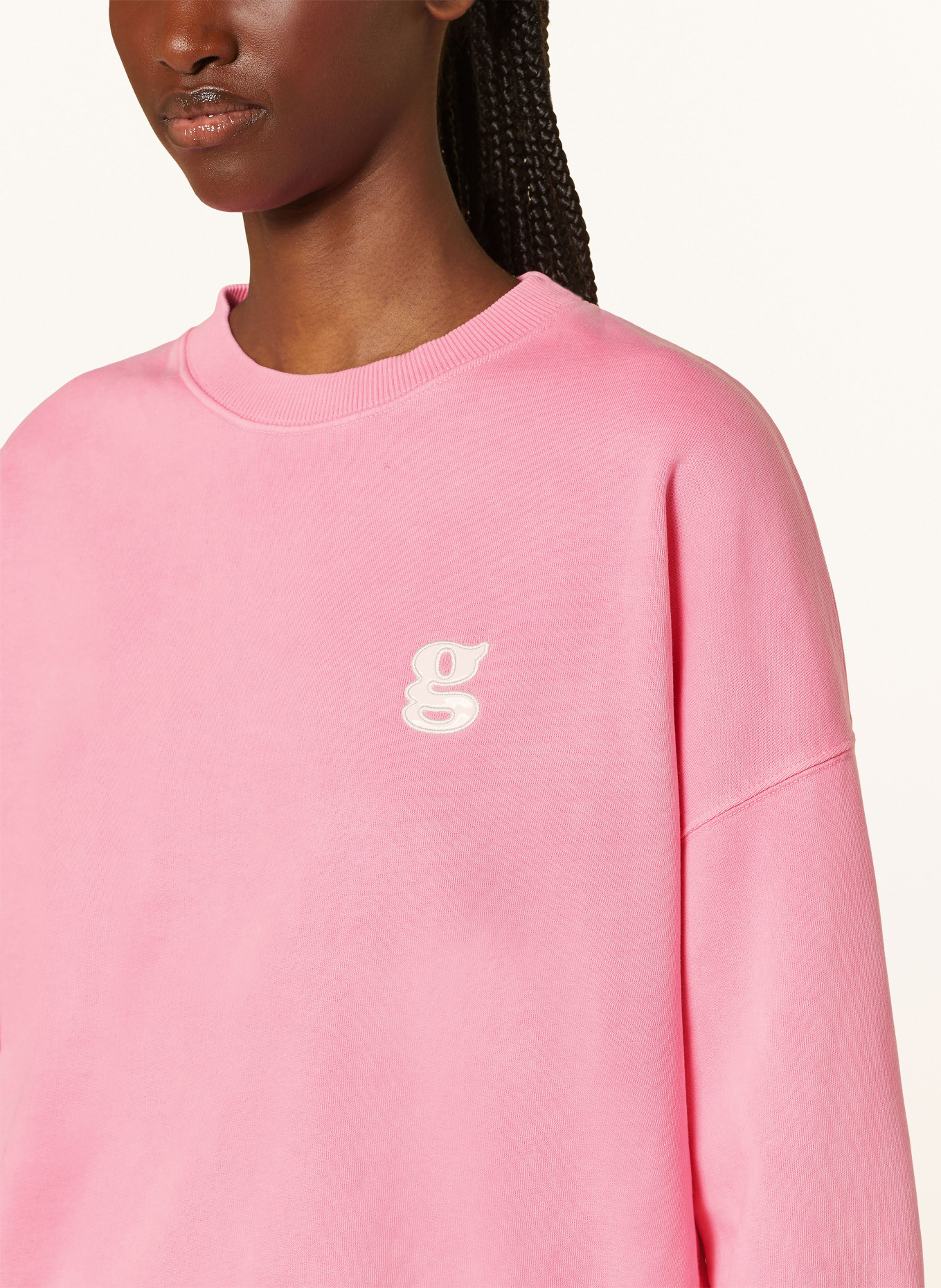Glam O Meter Sweatshirt in neon pink