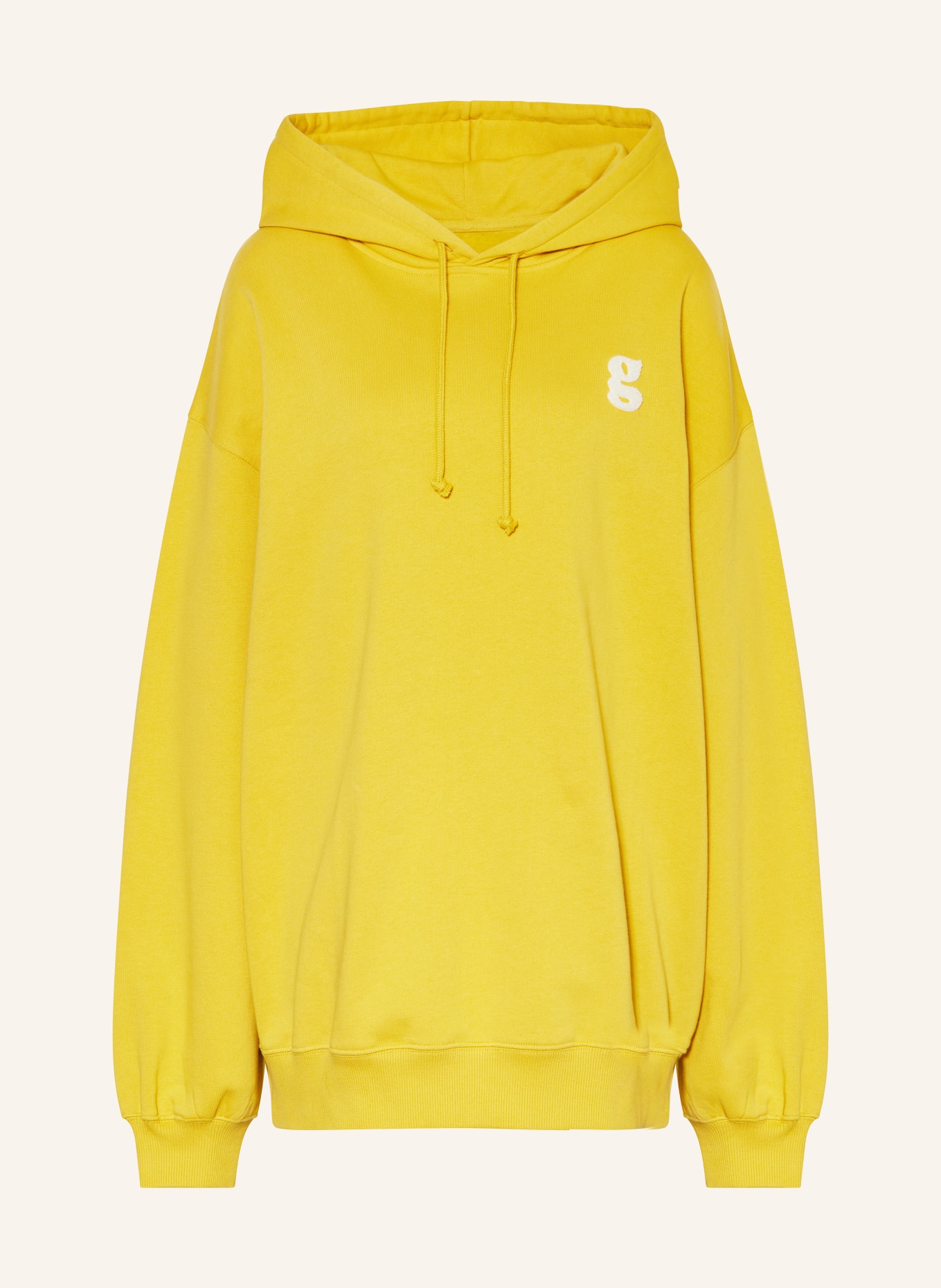 Thick yellow hoodie sale