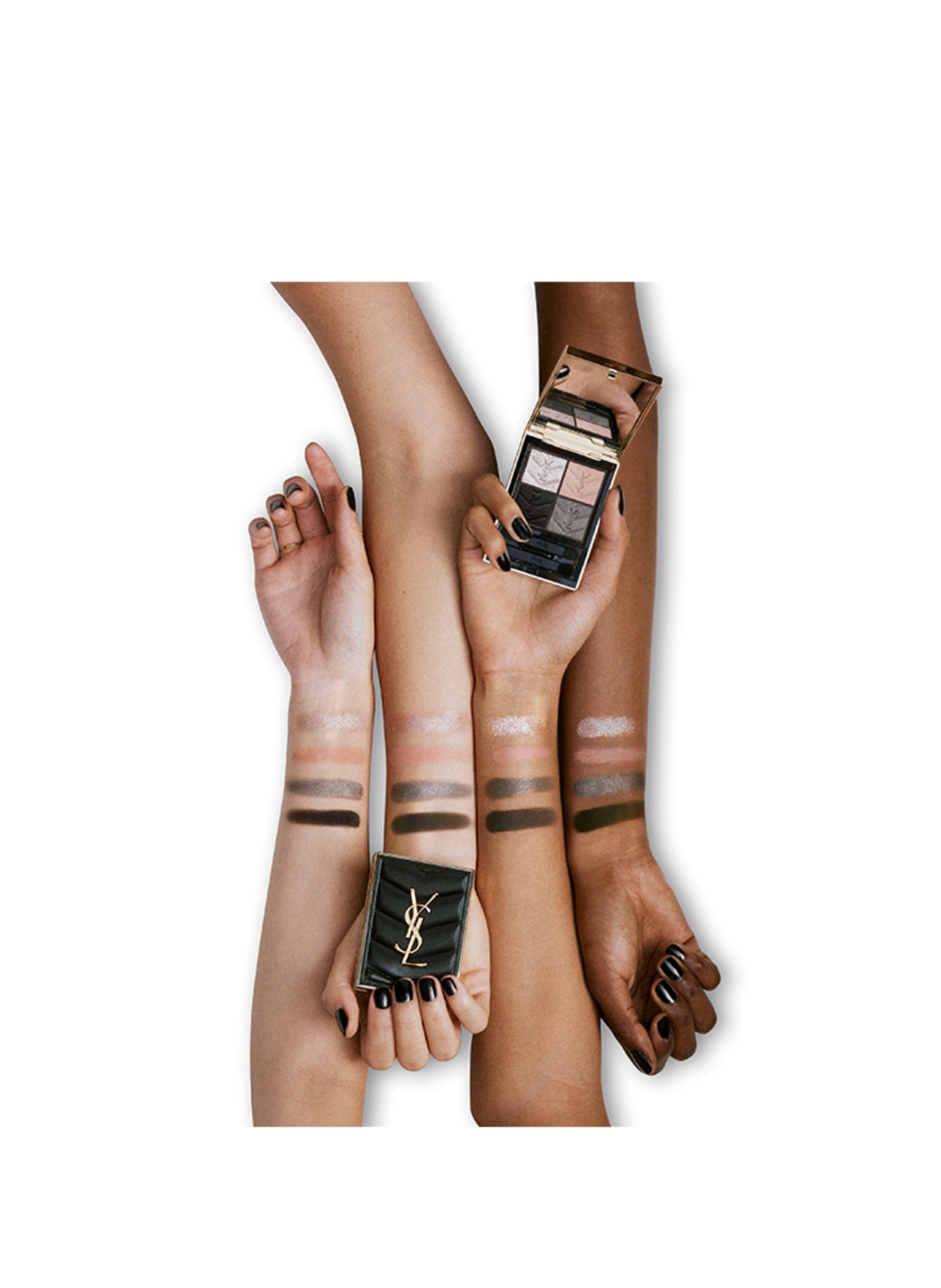 YVES SAINT LAURENT BEAUTÉ COUTURE MINI CLUTCH: 700 OVER NOIR