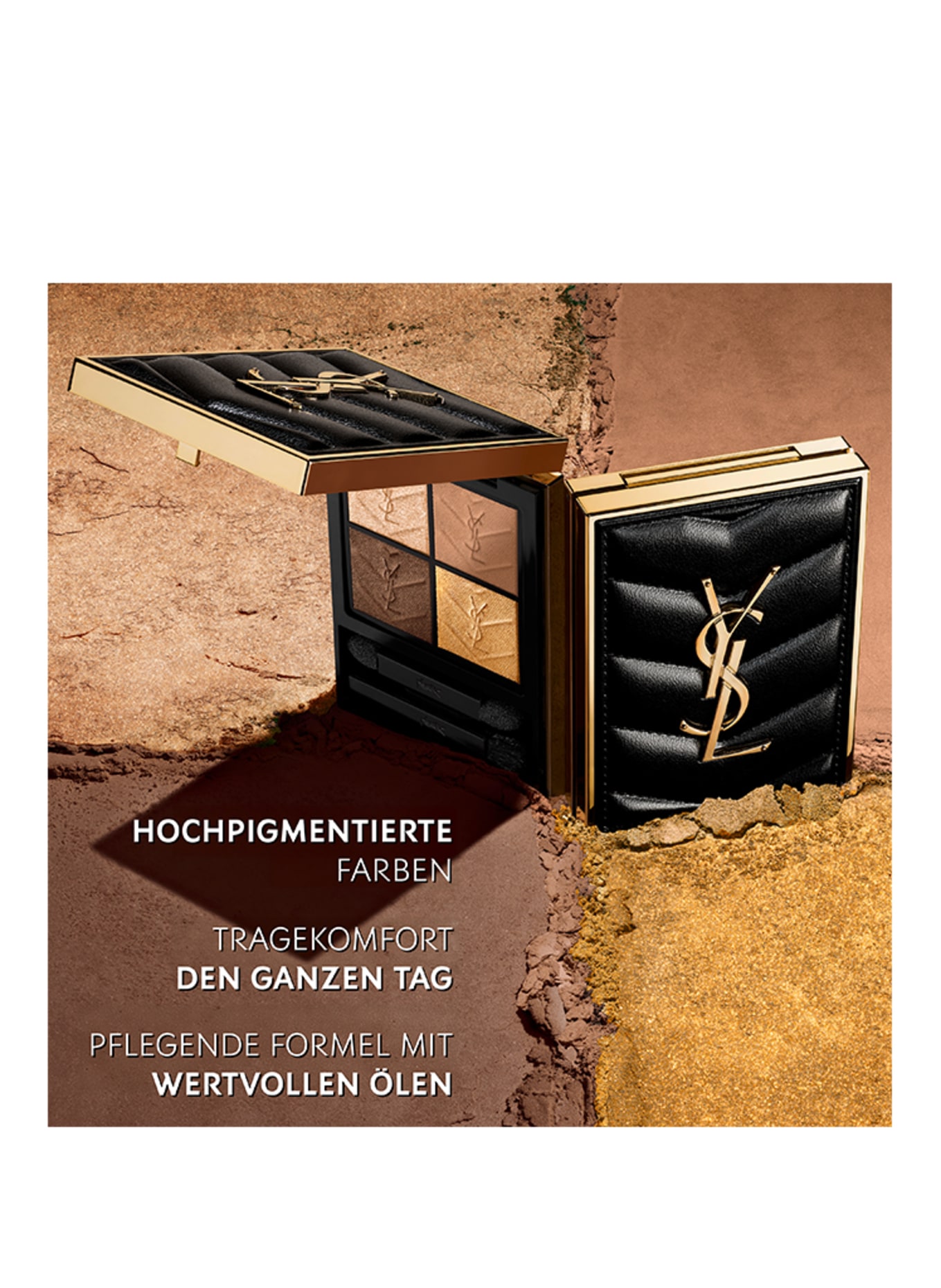 YVES SAINT LAURENT BEAUTÉ COUTURE MINI CLUTCH: 800 OVER DORÉ