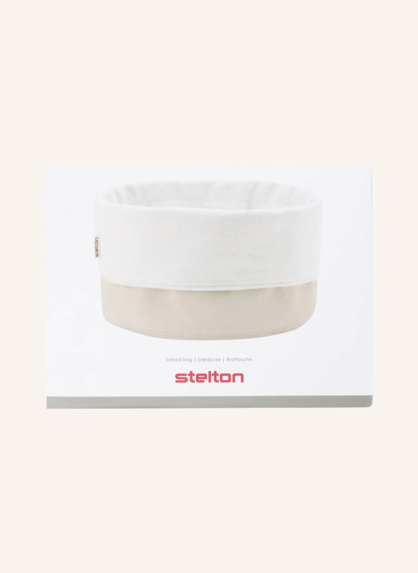 stelton Torba na chleb: PIASKOWY/ BIAŁY