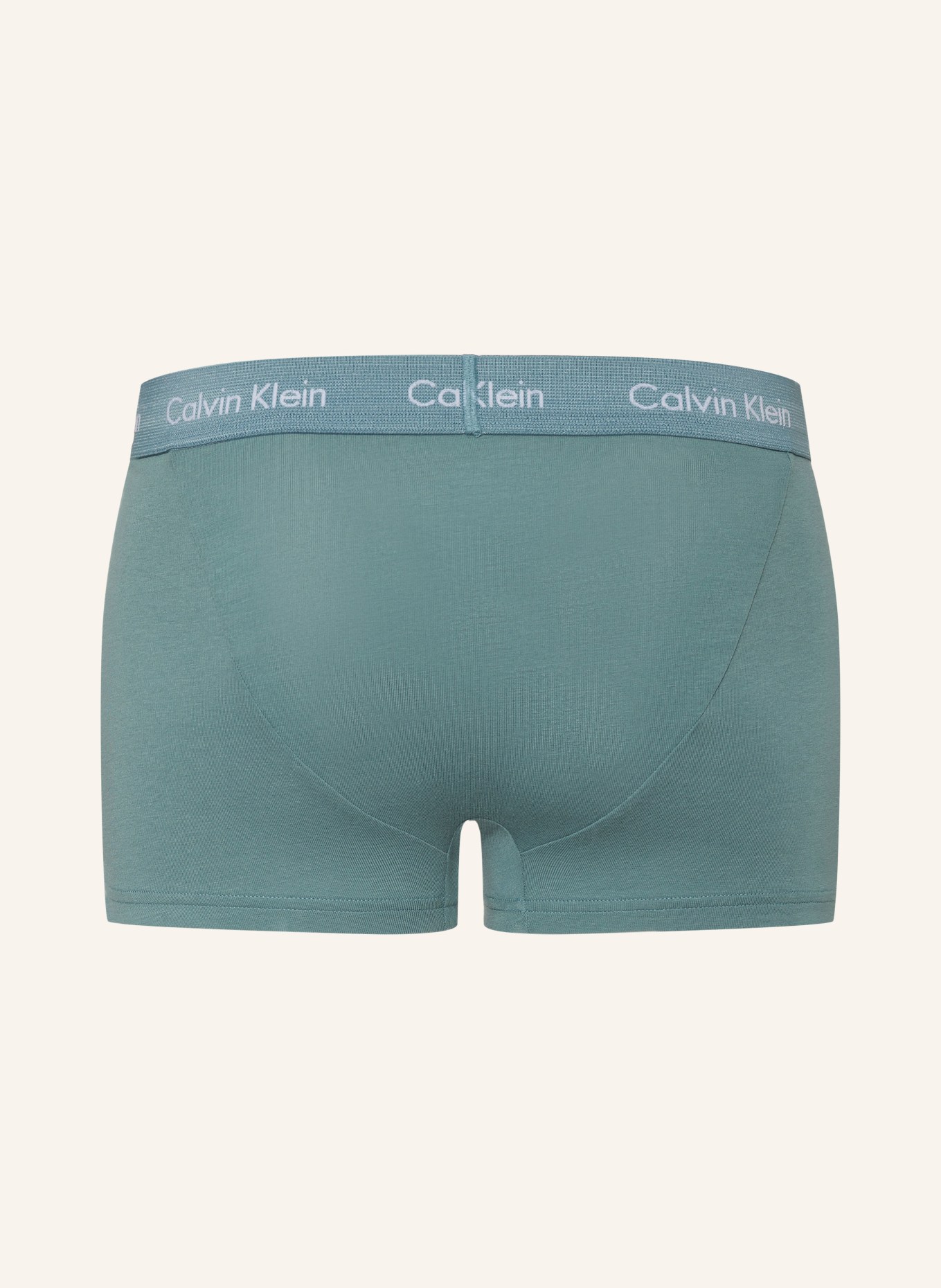 Calvin Klein 3-pack boxer shorts COTTON STRETCH: MINT / BLACK / TURQUOISE
