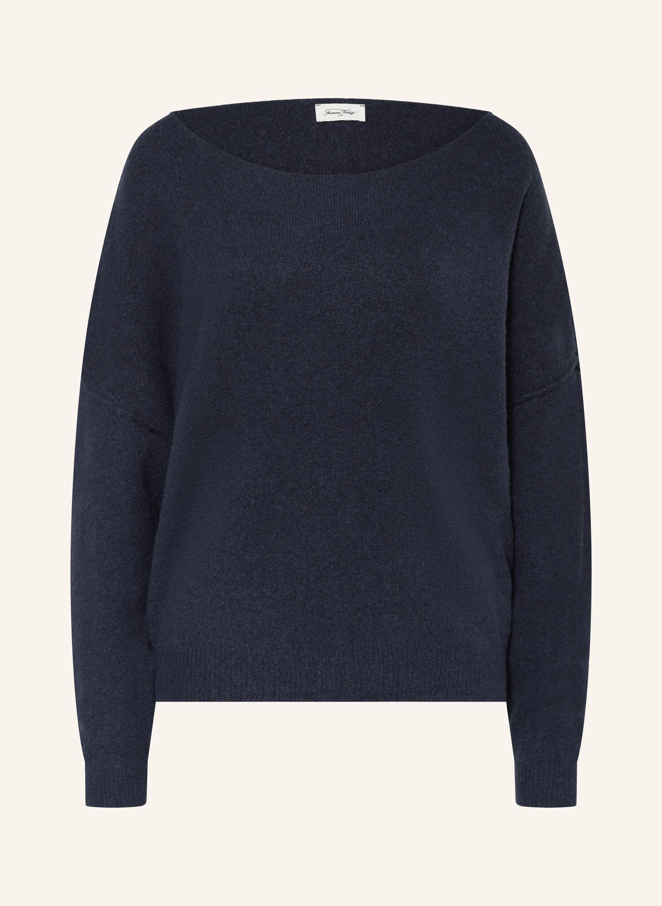 American Vintage Trui DAMSVILLE: DONKERBLAUW