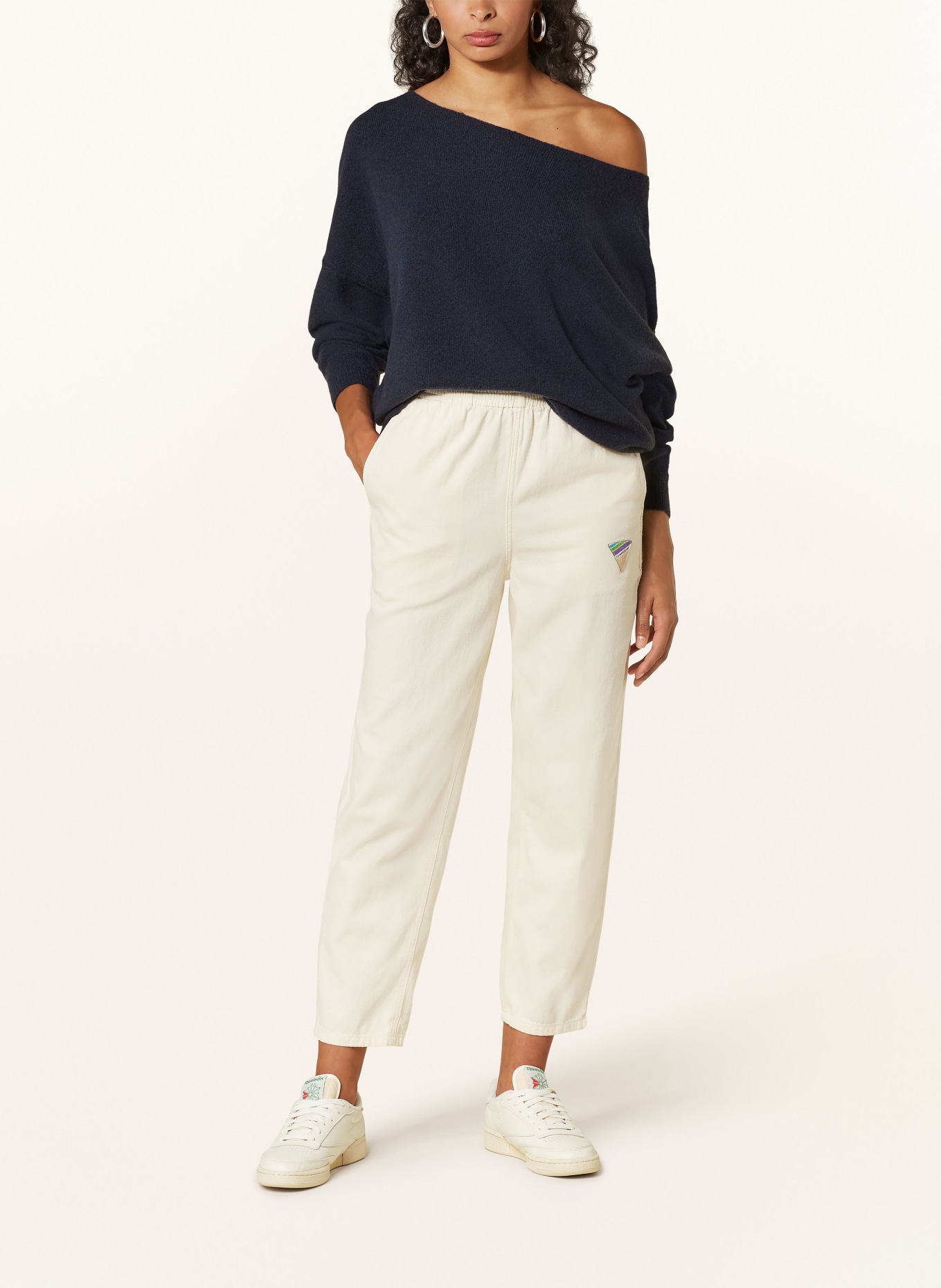 American Vintage Trui DAMSVILLE: DONKERBLAUW