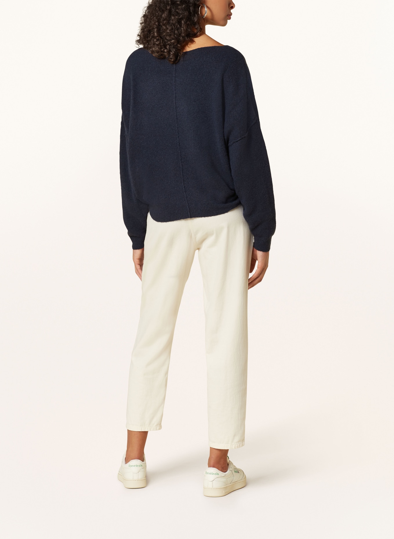 American Vintage Trui DAMSVILLE: DONKERBLAUW