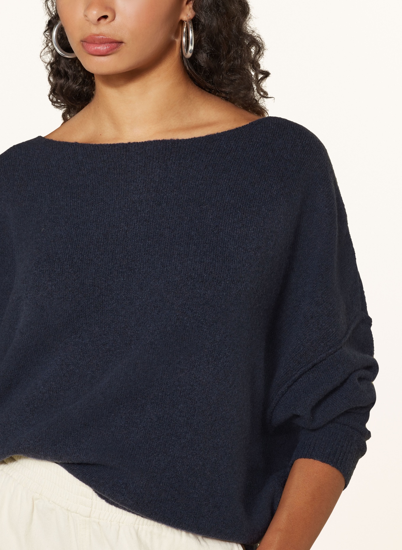 American Vintage Trui DAMSVILLE: DONKERBLAUW