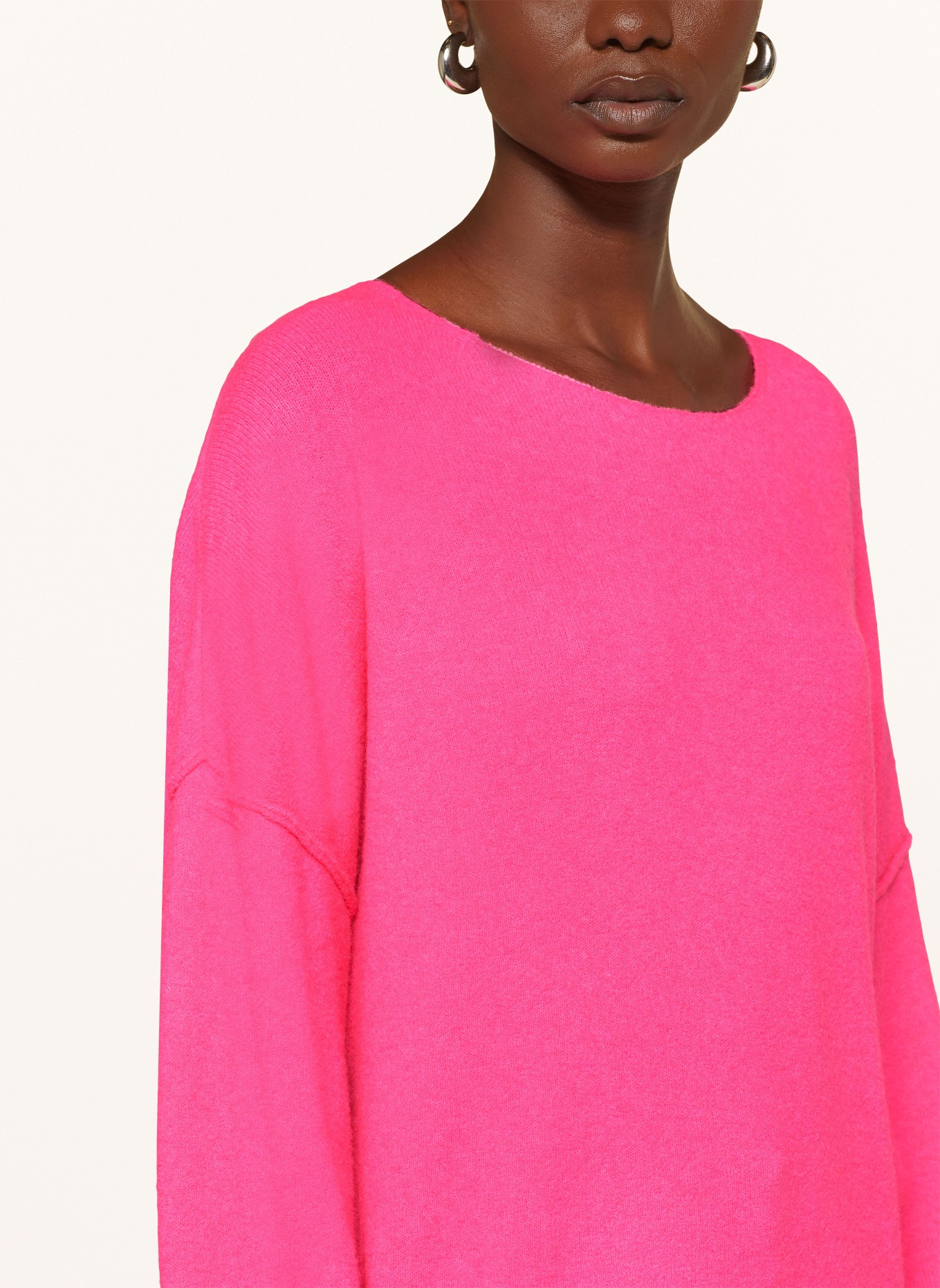American Vintage Sweter DAMSVILLE: JASKRAWY RÓŻOWY