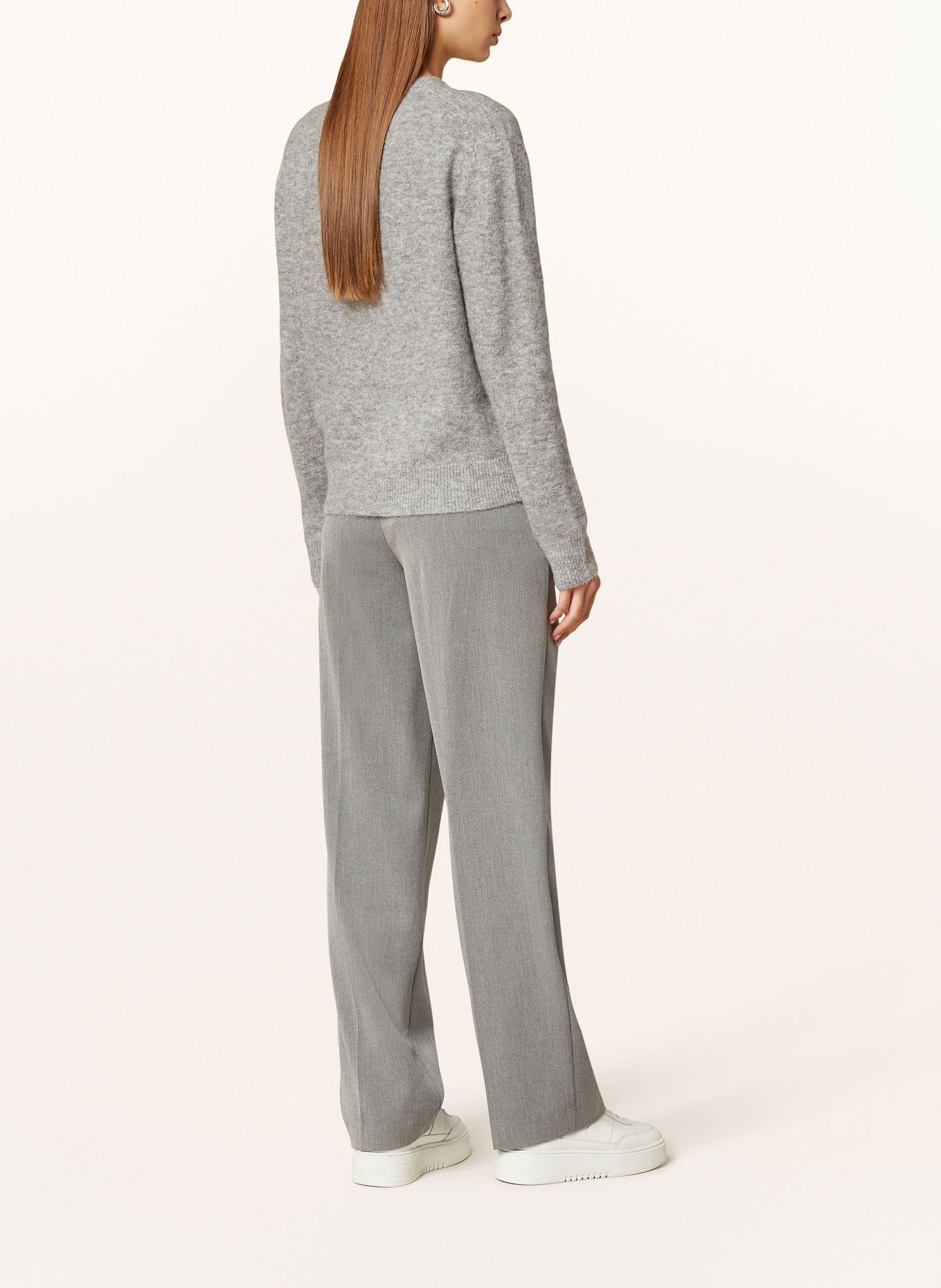 SAMSØE  SAMSØE Strickjacke NOR mit Alpaka: GRAU