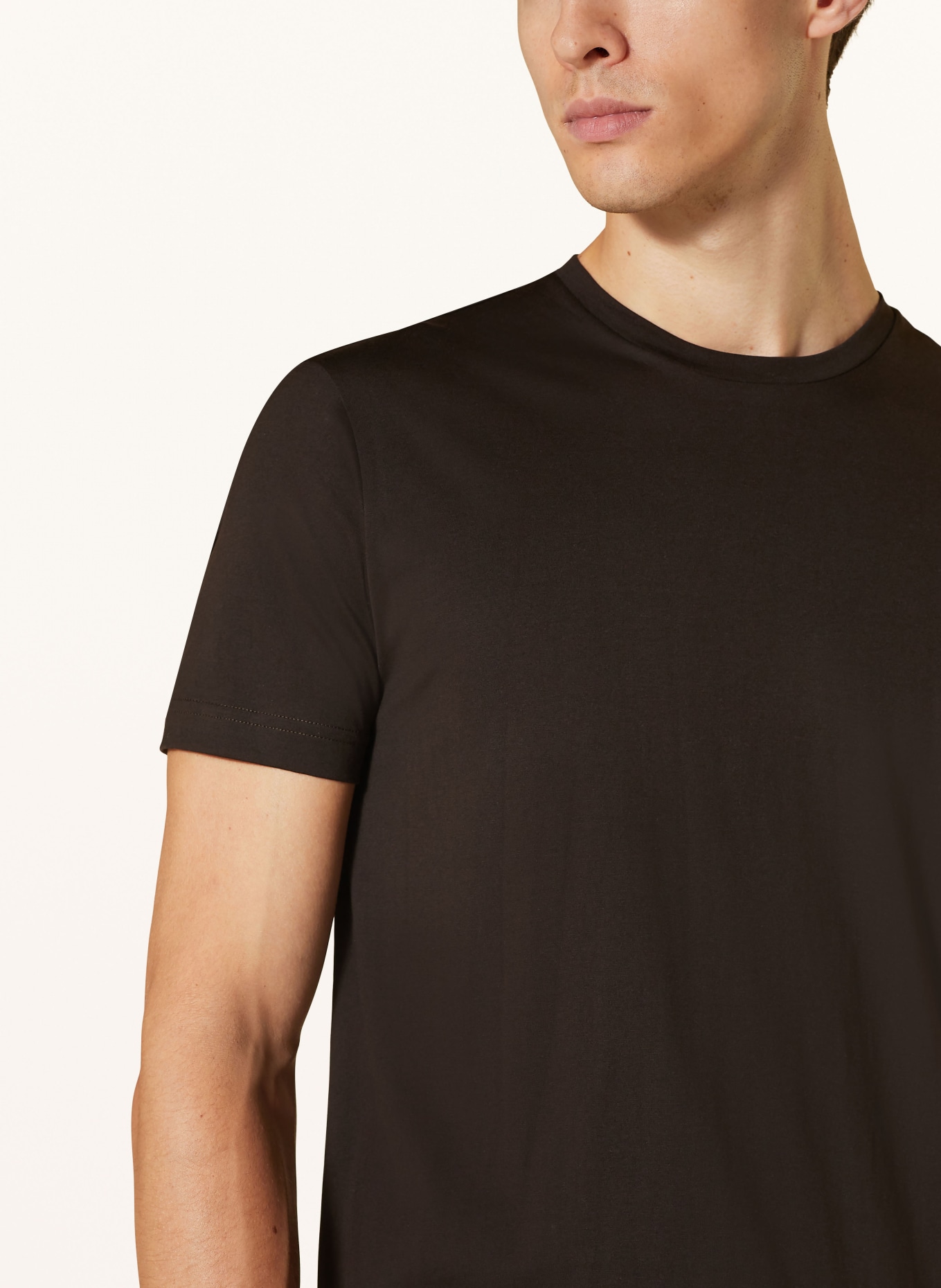 Stefan Brandt T-Shirt ENNO: DUNKELBRAUN