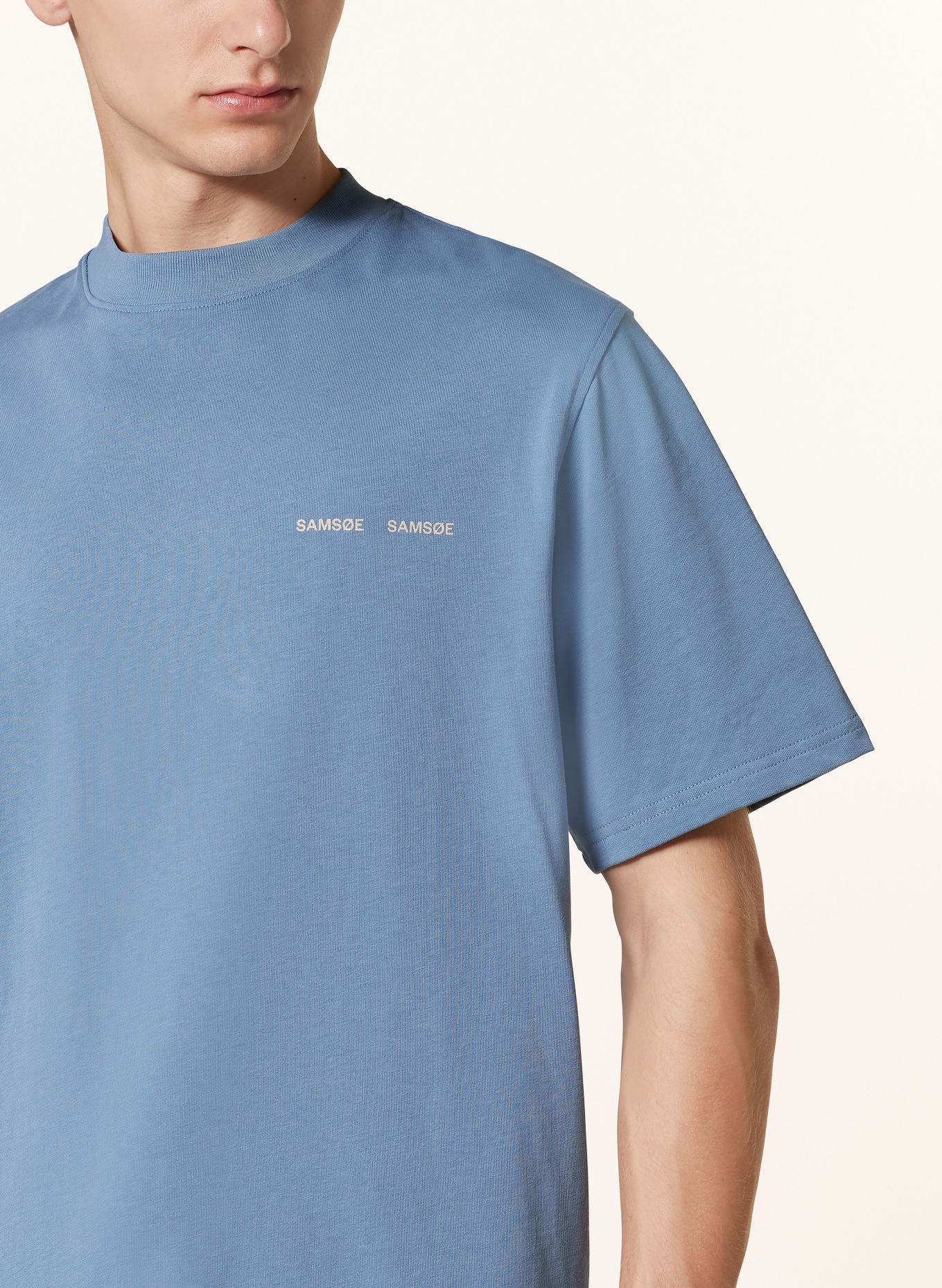 SAMSØE  SAMSØE T-Shirt NORSBRO: BLAU