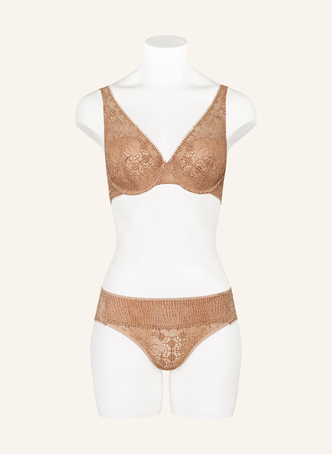 CHANTELLE Spacer bra DAY TO NIGHT: CAMEL / LIGHT BROWN