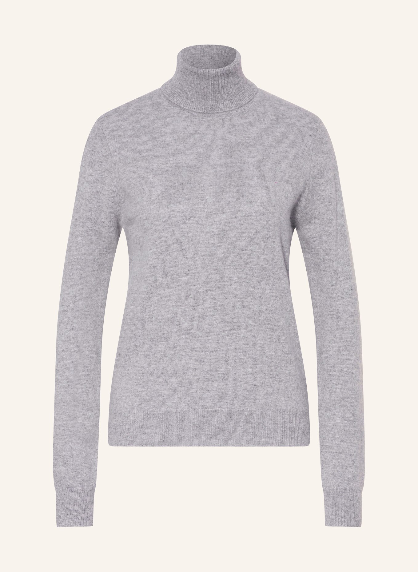 REPEAT Turtleneck sweater in cashmere, Color: LIGHT GRAY (Image 1)