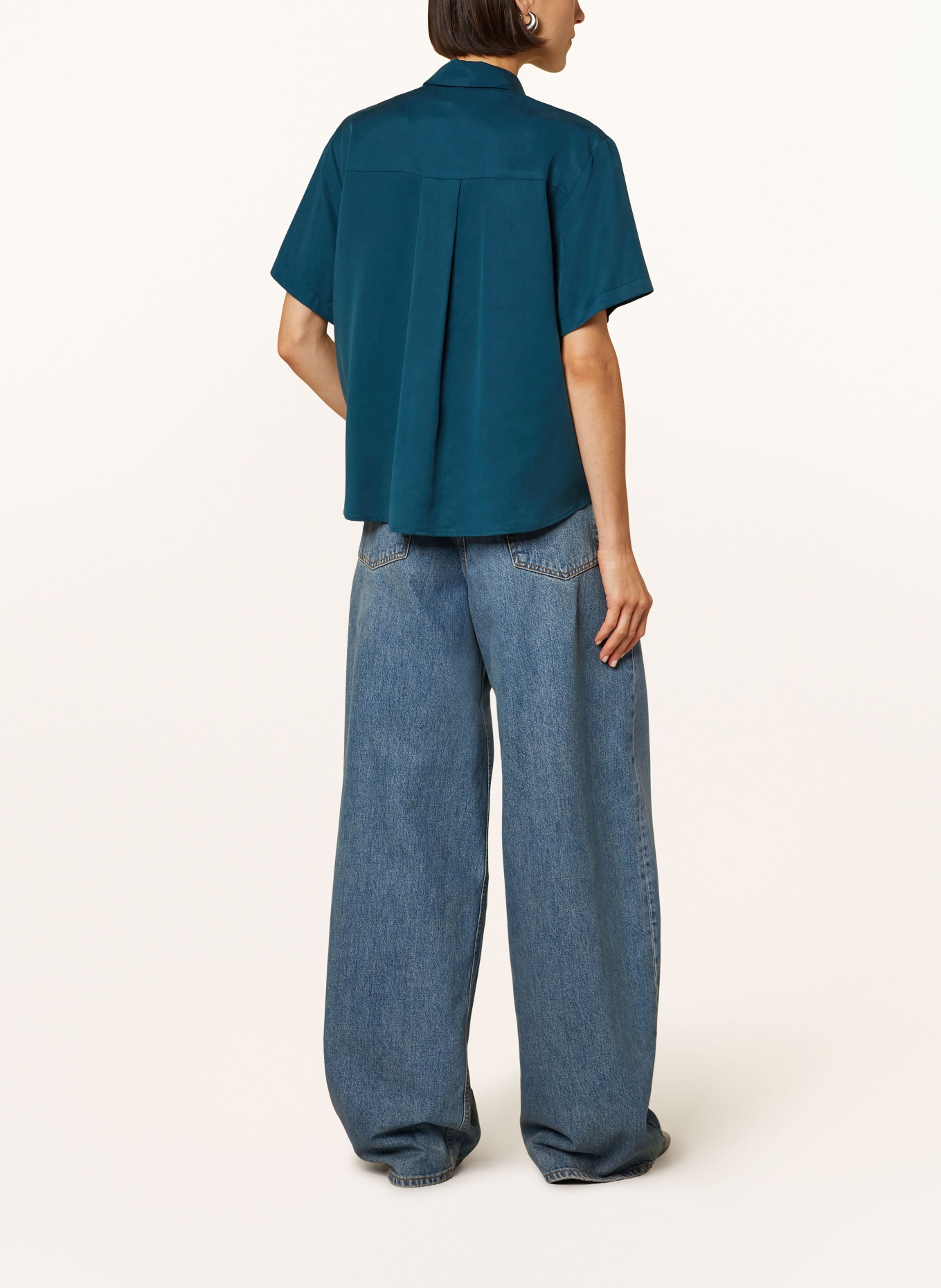 SAMSØE SAMSØE Shirt blouse MINA, Color: TEAL (Image 3)