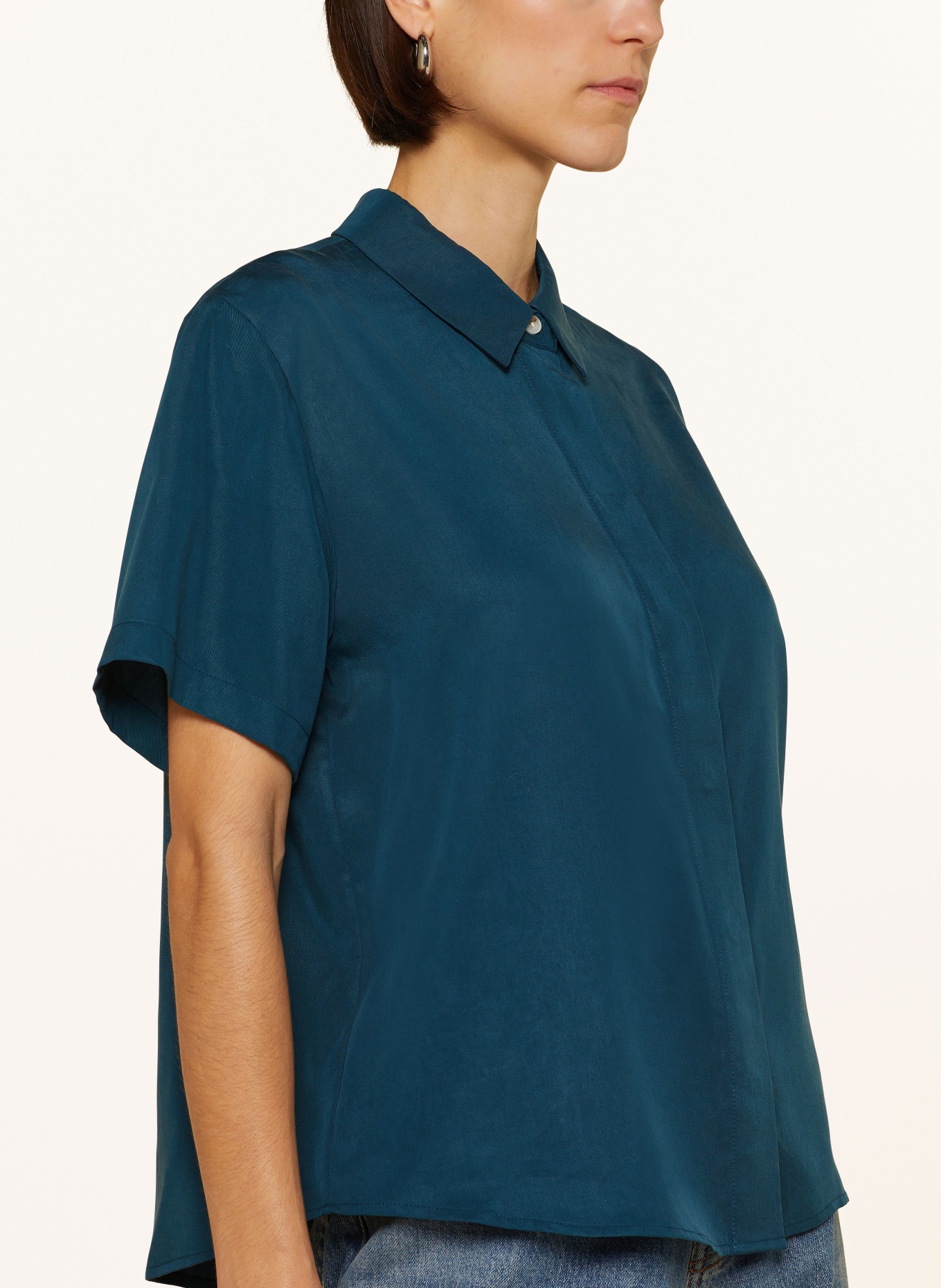 SAMSØE SAMSØE Shirt blouse MINA, Color: TEAL (Image 4)