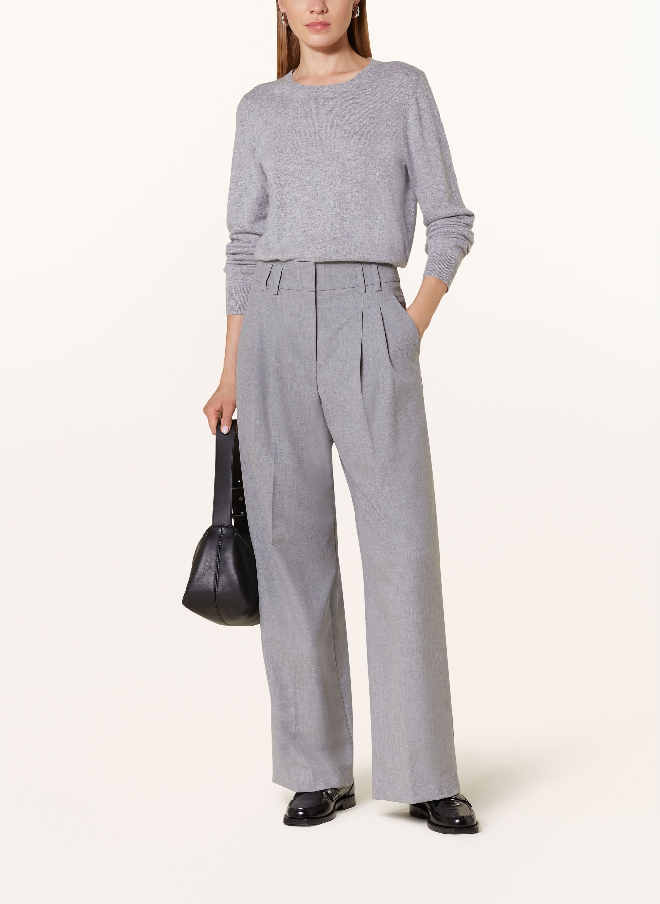 REPEAT Cashmere sweater, Color: LIGHT GRAY (Image 2)